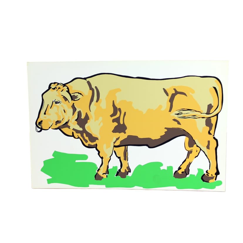 Panel ścienny Pop Art, żółty ochra, plastik, Czechosłowacja, lata 60.