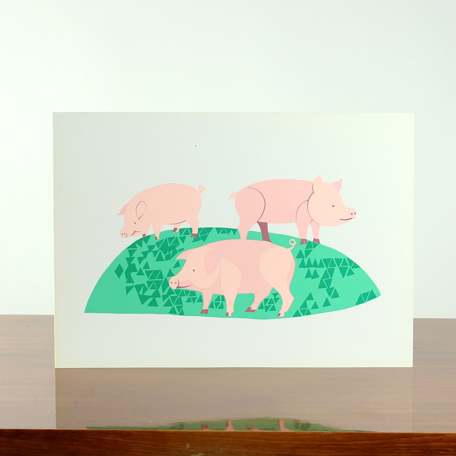 Panel ścienny Pop Art, różowy zielony biały, plastik, Czechosłowacja, lata 60. - 299761