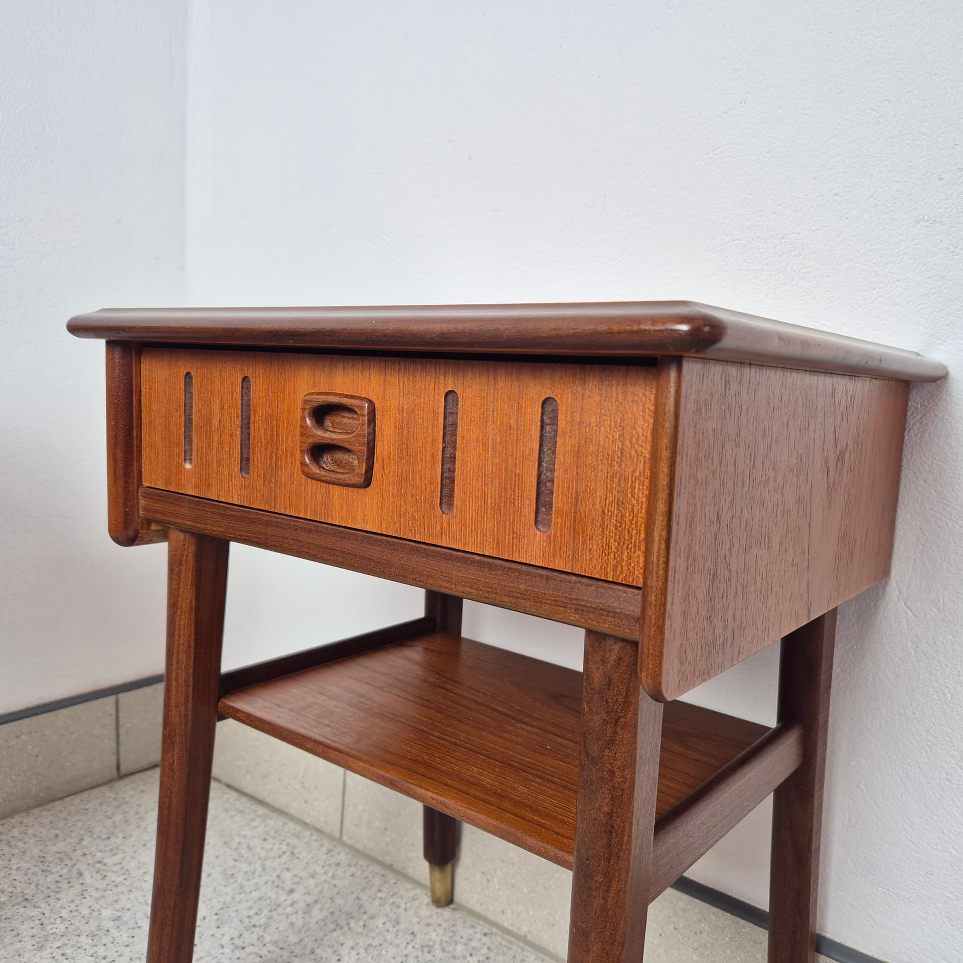 Para szafek nocnych, teak brązowy, Norwegia, lata 60. - 299906
