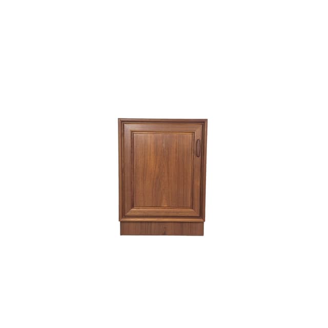 Cabinet, brown teak, by H. Riestenpatt, Germany, 1960s. - DIMENSION