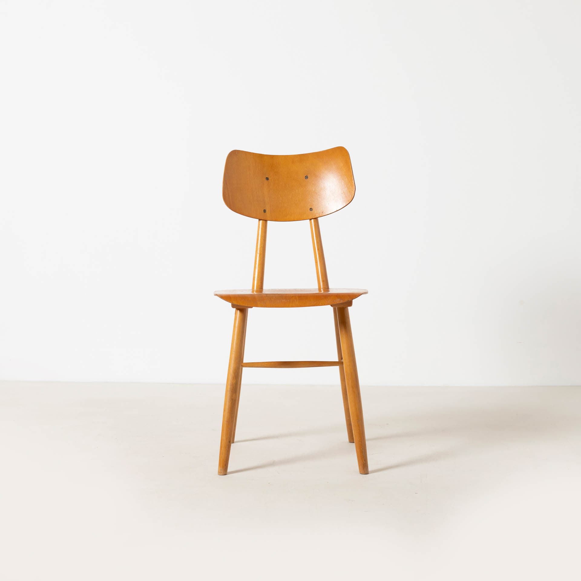 Chair, brown, beech plywood, TON, Czech Republic, 1960s. - 300289