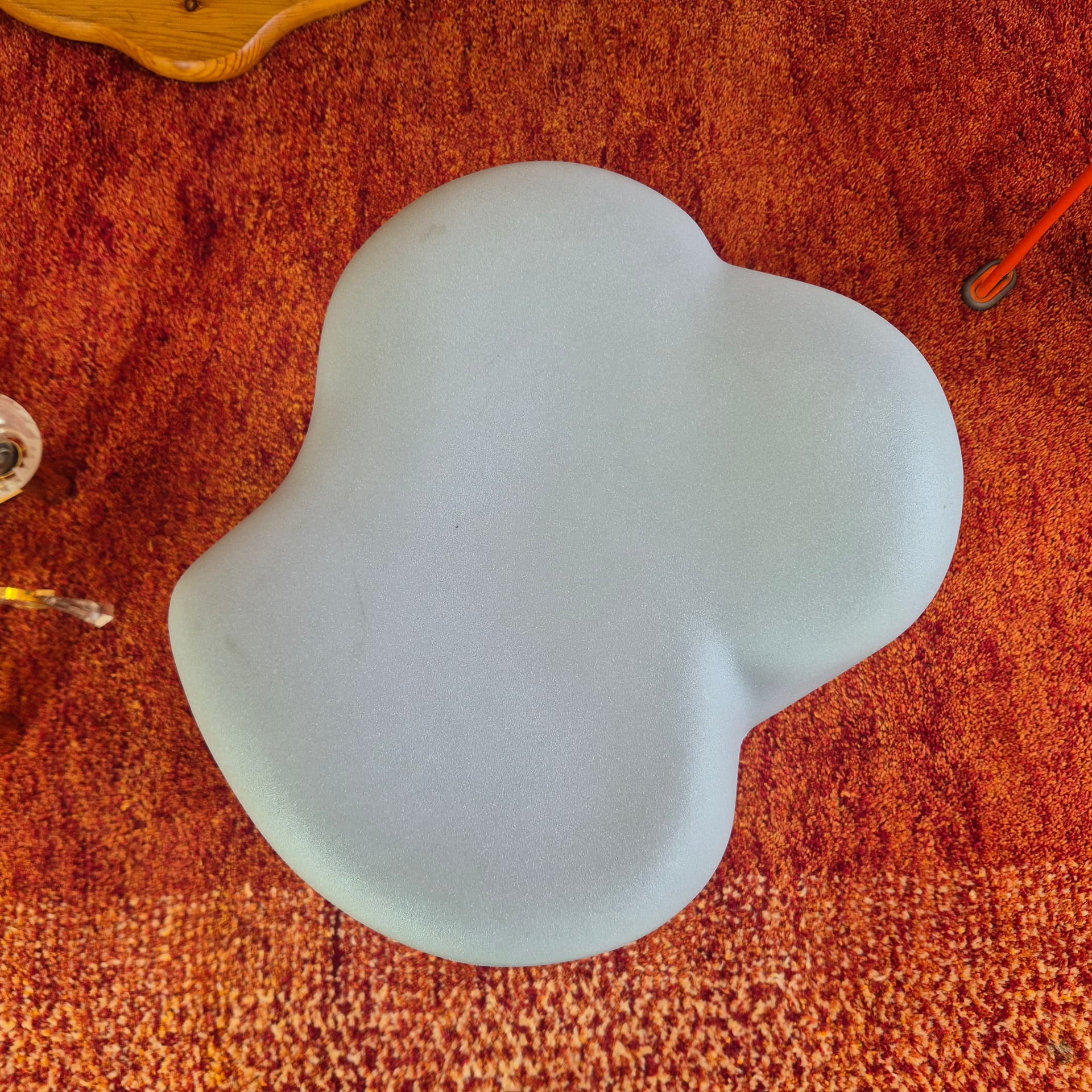 Stool The Tooth, grey plastic, by P. Starck, early 21st c. - 300542