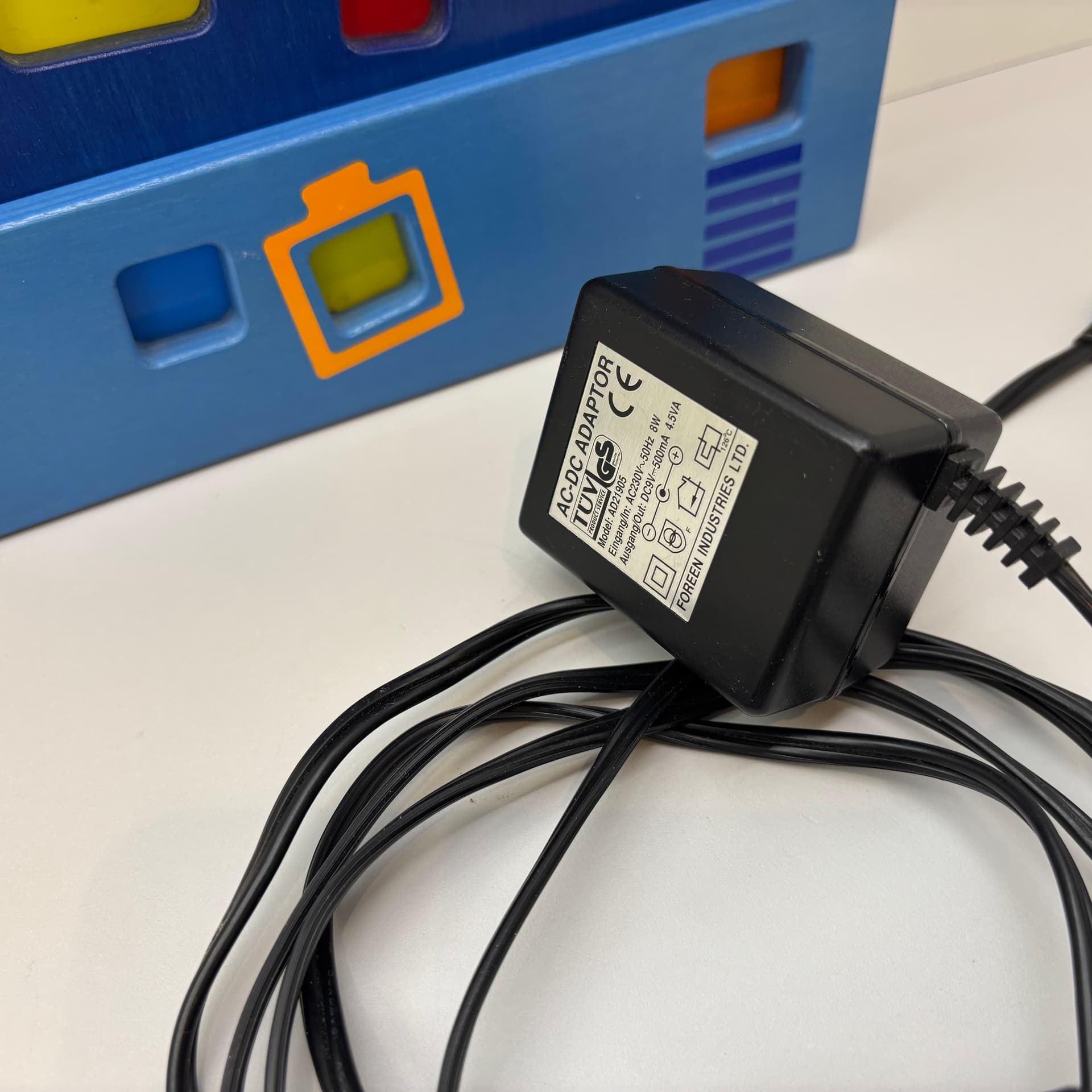 Wall Lamp Haba, blue, plywood, plastic, Germany, 1990s. - 300558