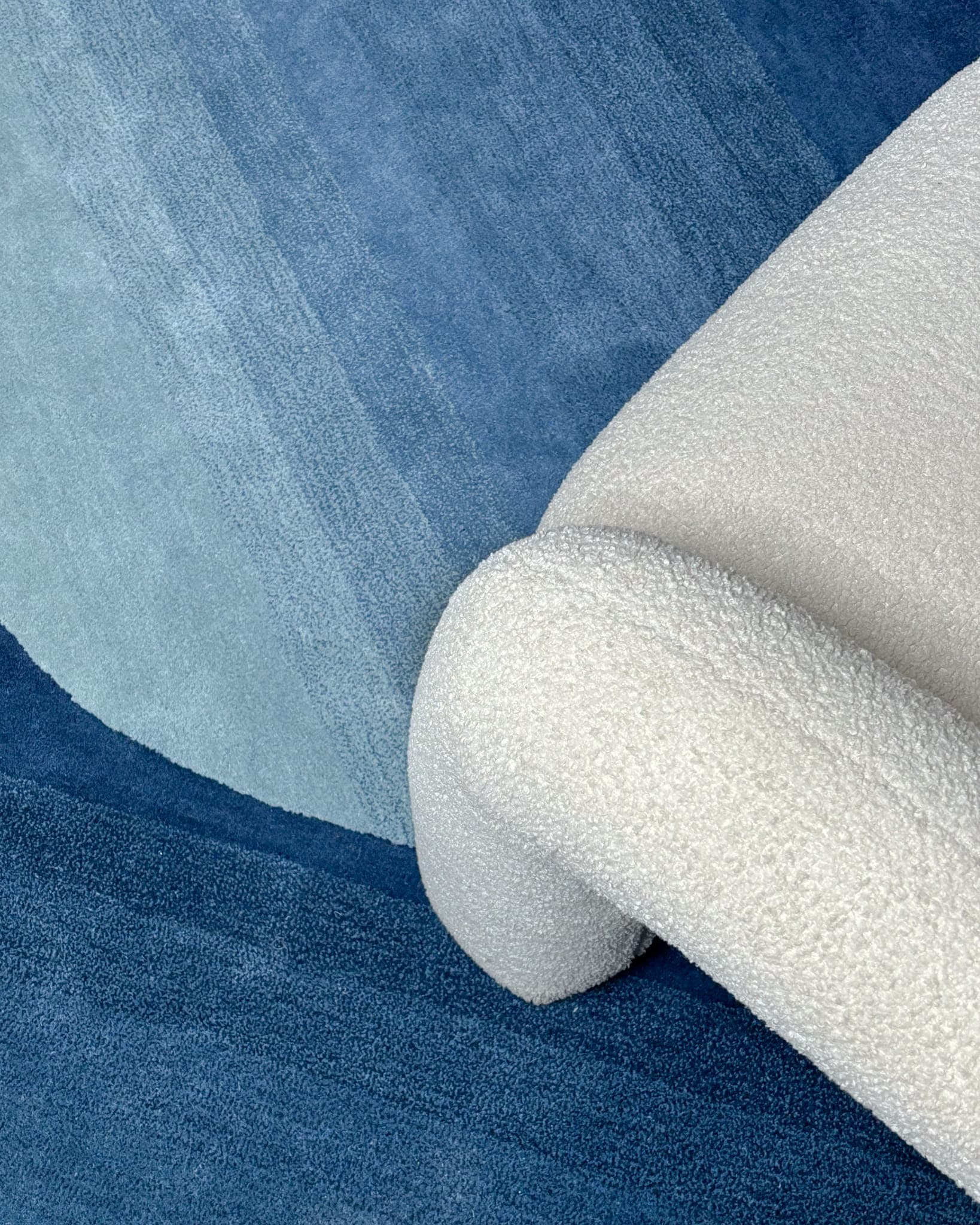 Dywan GLACE 170cm x 240cm, wełna, niebieski, Tapis Atelier - 300764