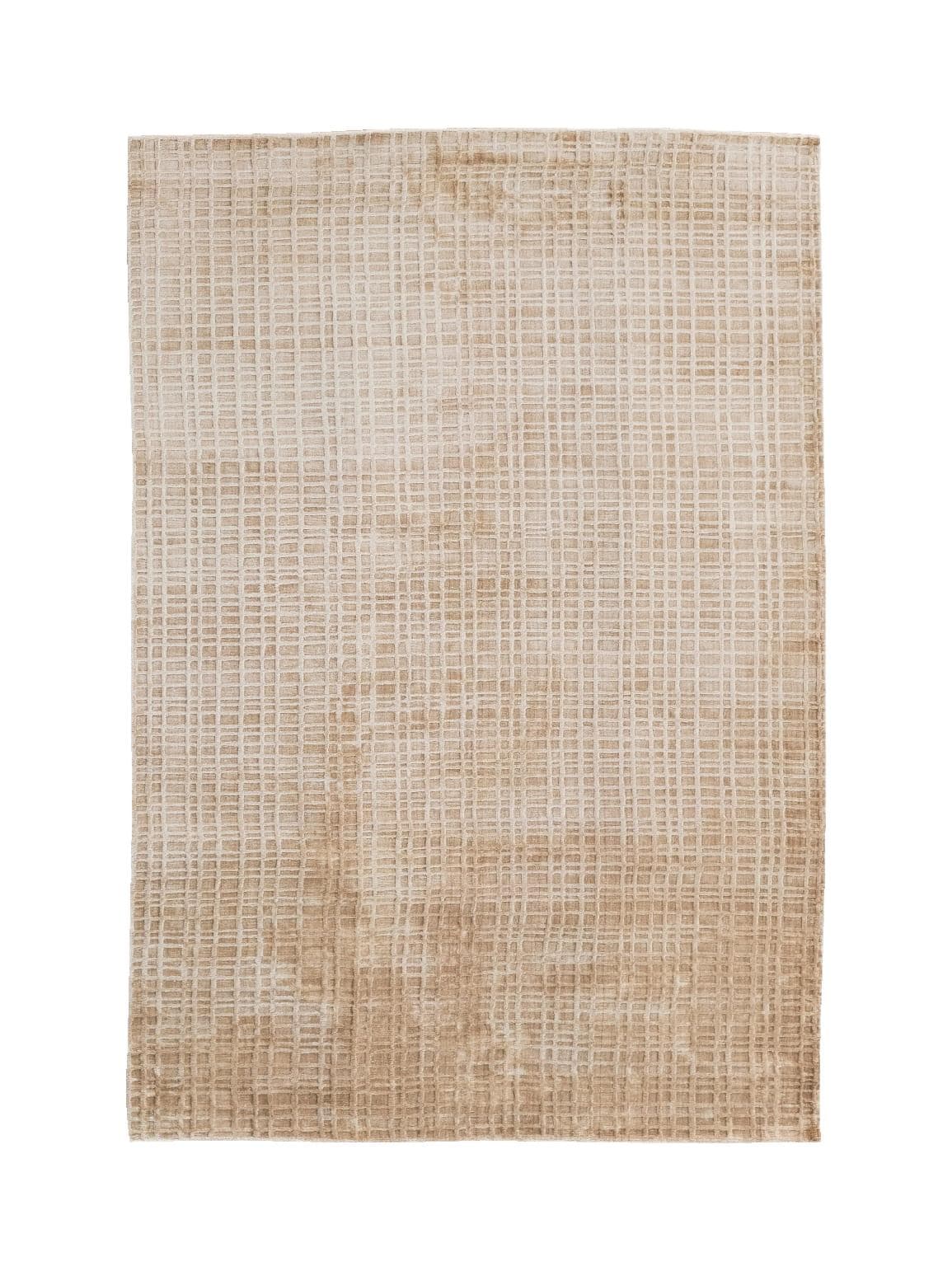 Rug ÉCLAIR 160cm x 240cm, tencel, beige, gold, Tapis Atelier