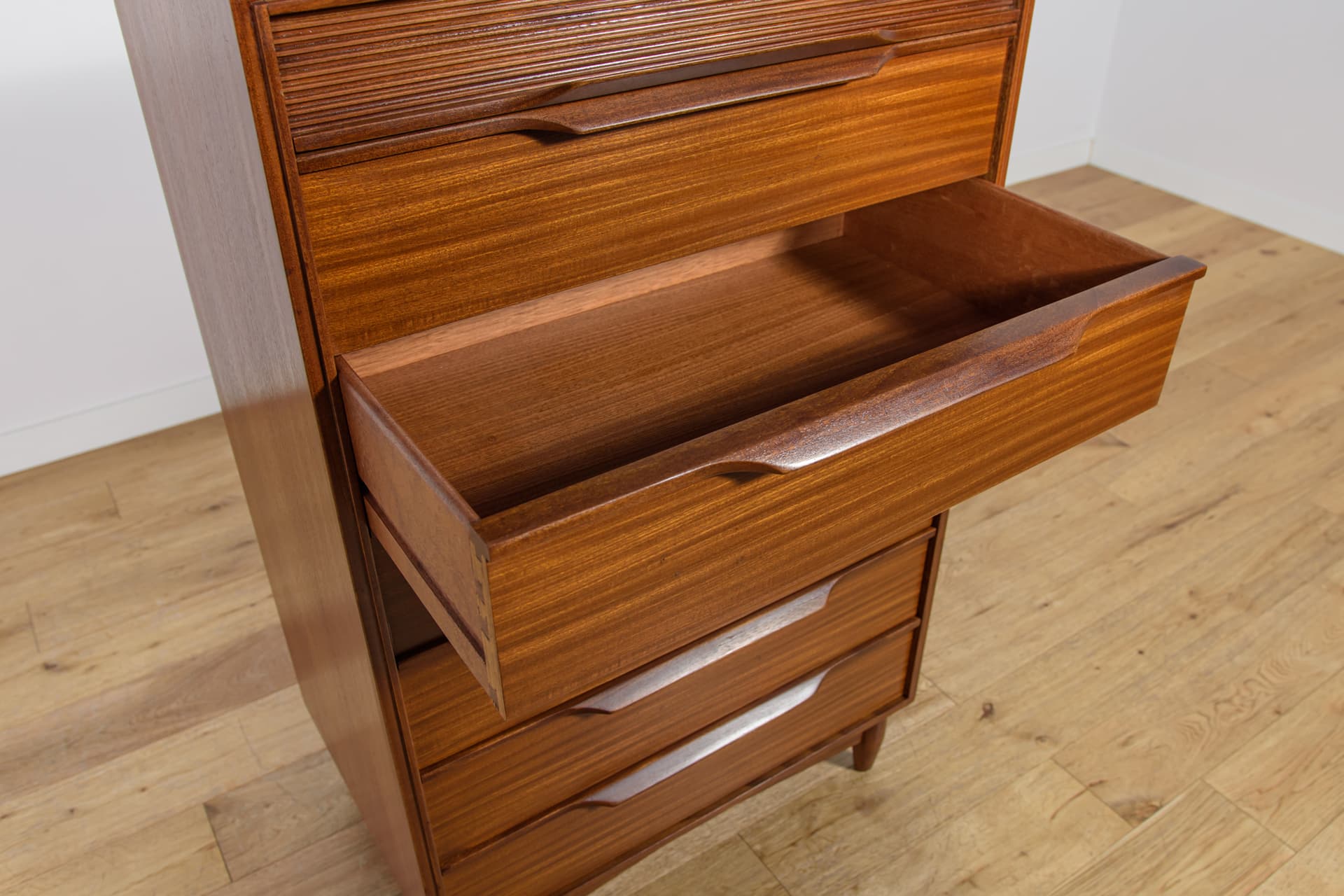 Komoda, mahoń, teak, Wielka Brytania, lata 60. - 301119
