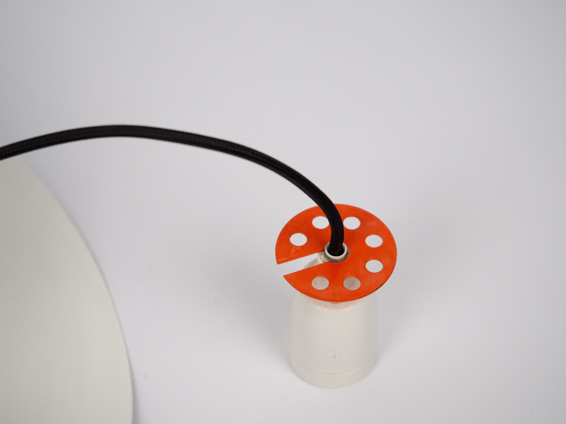 Pendant lamp PH 4/3, blue, aluminum, by P. Henningsen, Louis Poulsen, Denmark, 1980s. - 301518