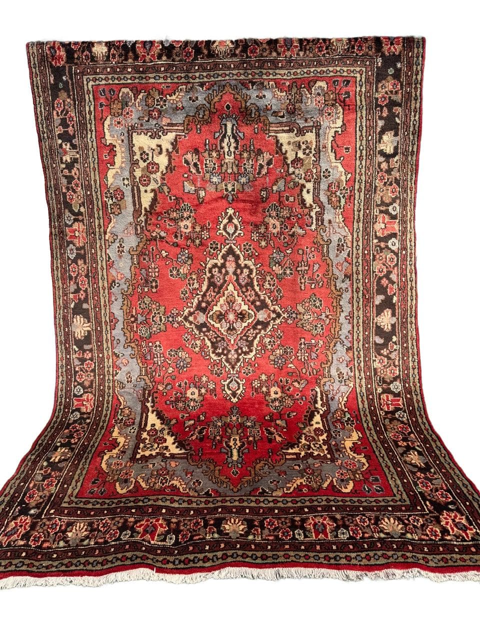 Dywan Hamadan 310x205 cm, czerwony, wełna, Iran