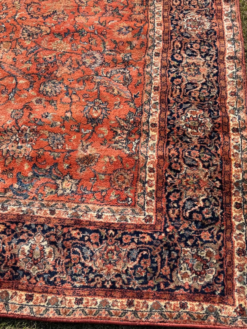Dywan perski Indo Bidjar 325x240 cm, wełna czerwona, Indie - 301605