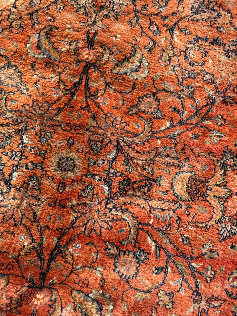 Dywan perski Indo Bidjar 325x240 cm, wełna czerwona, Indie - 301600