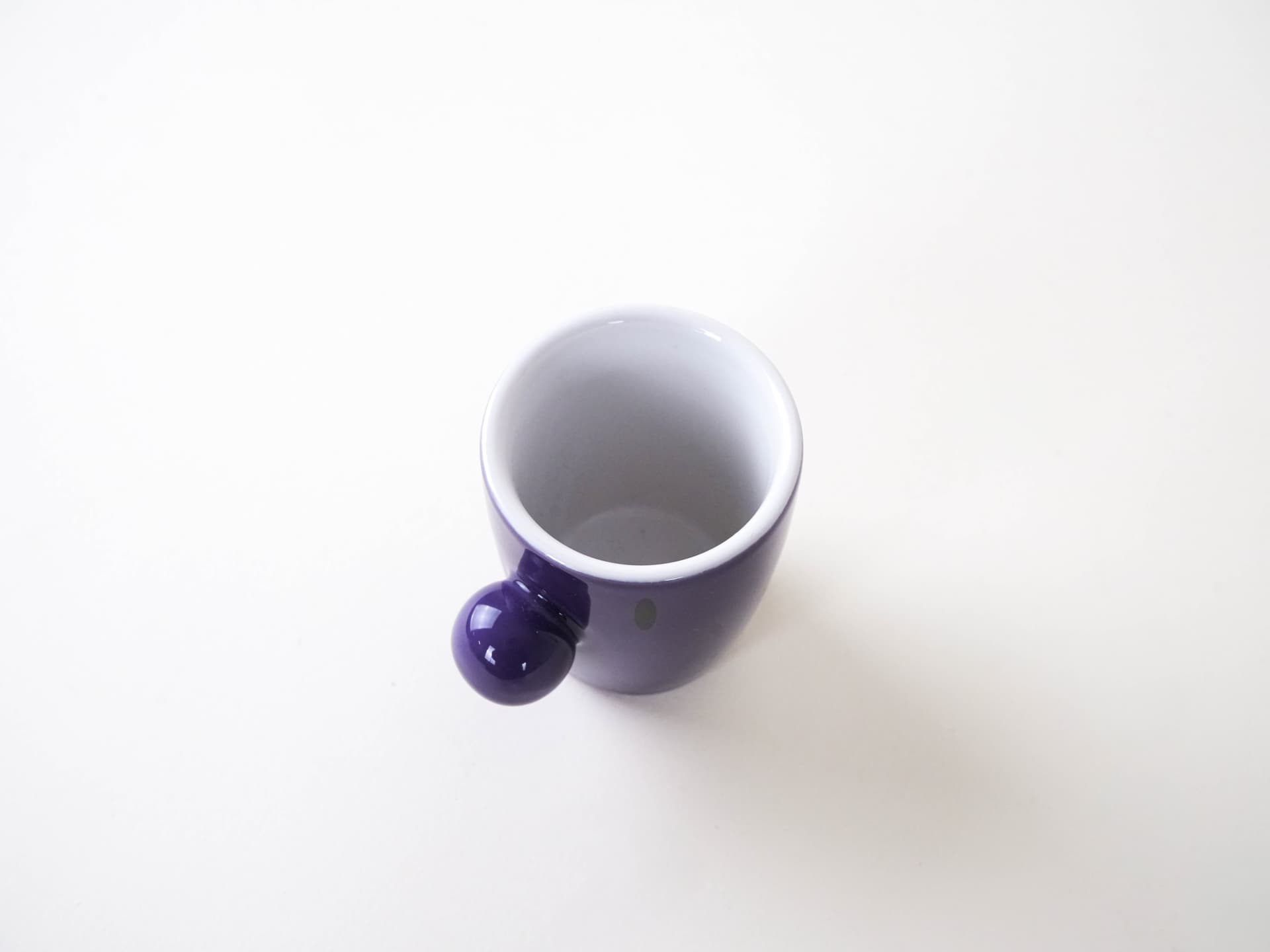 Kubek, fioletowy, porcelana, Hoptimist, Dania, lata 70. - 301719
