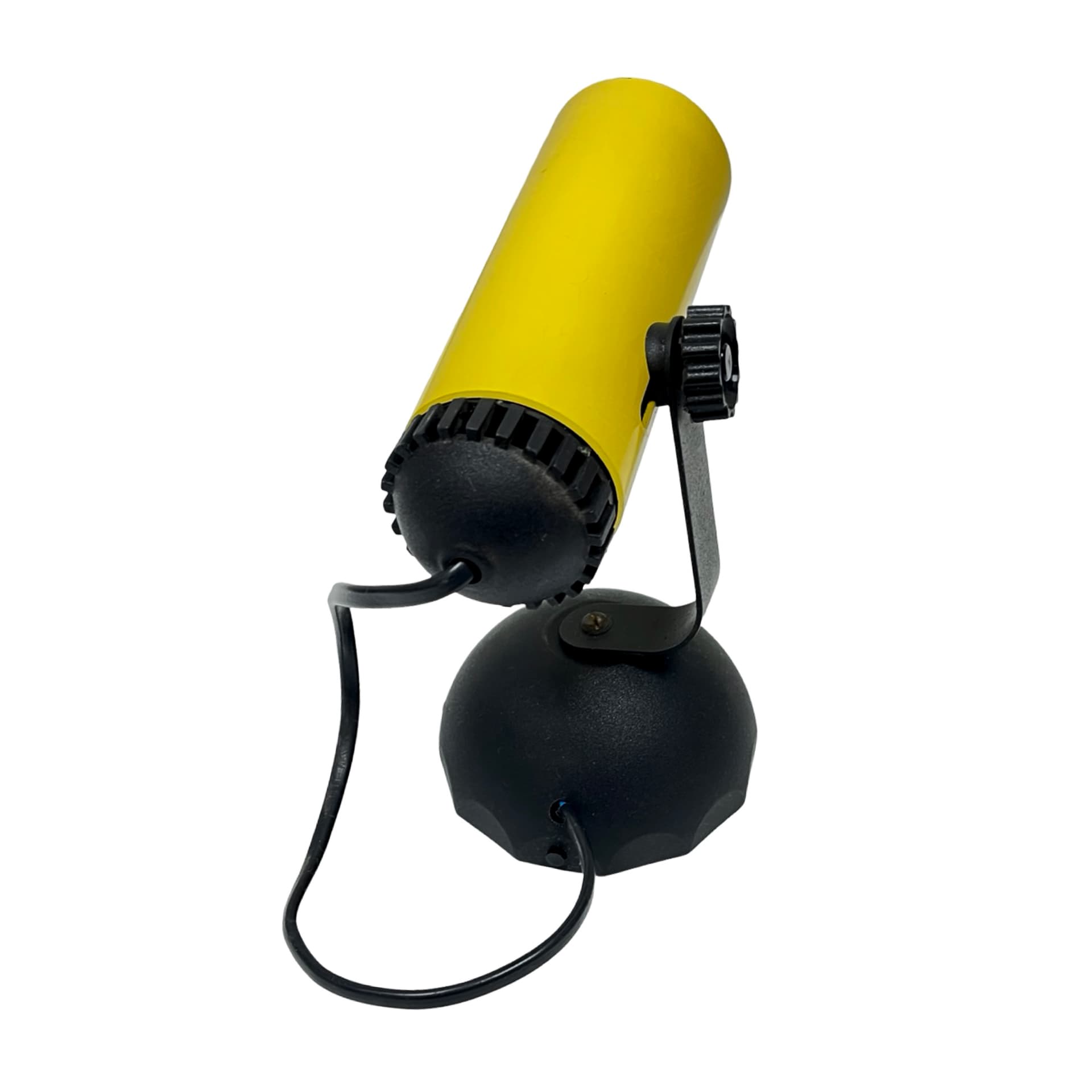 Wall sconce Typ 12, Space Age, yellow black metal, Polam, Poland, 1970s. - 302392