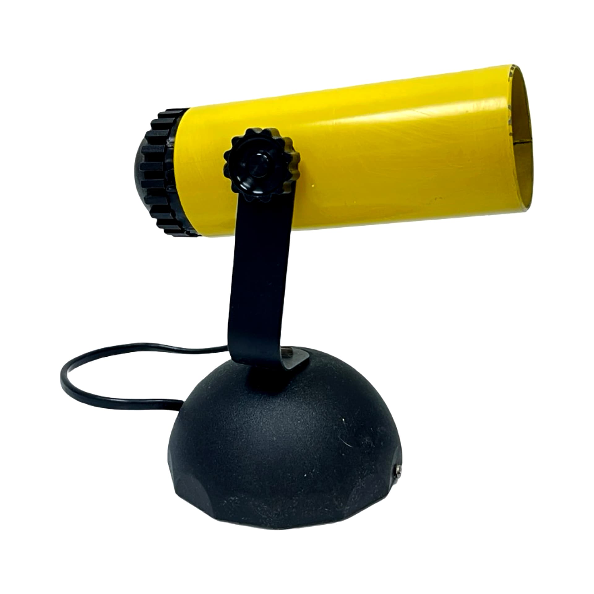 Wall sconce Typ 12, Space Age, yellow black metal, Polam, Poland, 1970s. - 302396