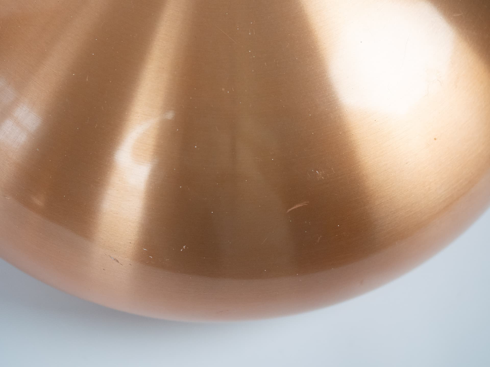 Pendant lamp Medio, copper, metal, by J. Hammerborg, Fog & Mørup, Denmark, 1960s. - 302533