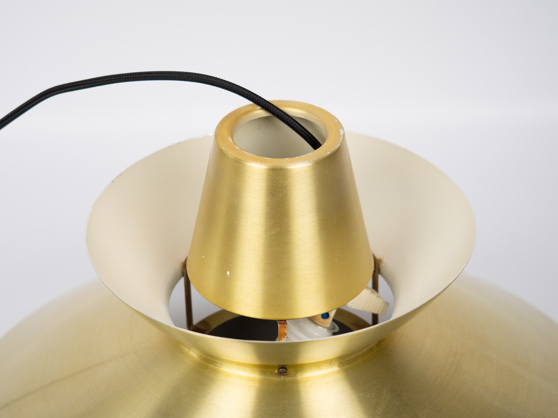 Pendant lamp Navy, gold brass, Nordisk Solar, Denmark, 1940s. - 302590
