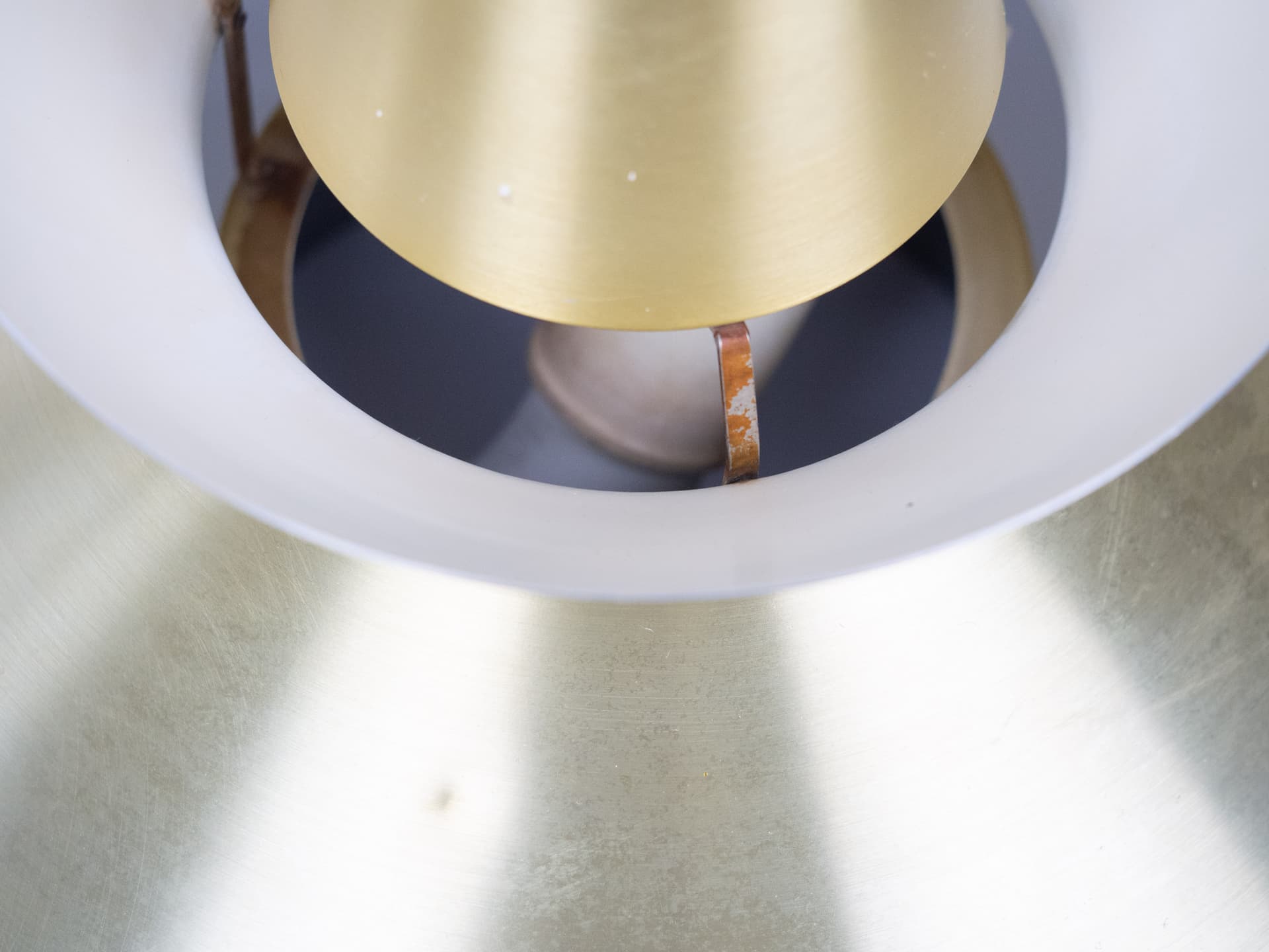 Pendant lamp Navy, gold brass, Nordisk Solar, Denmark, 1940s. - 302600