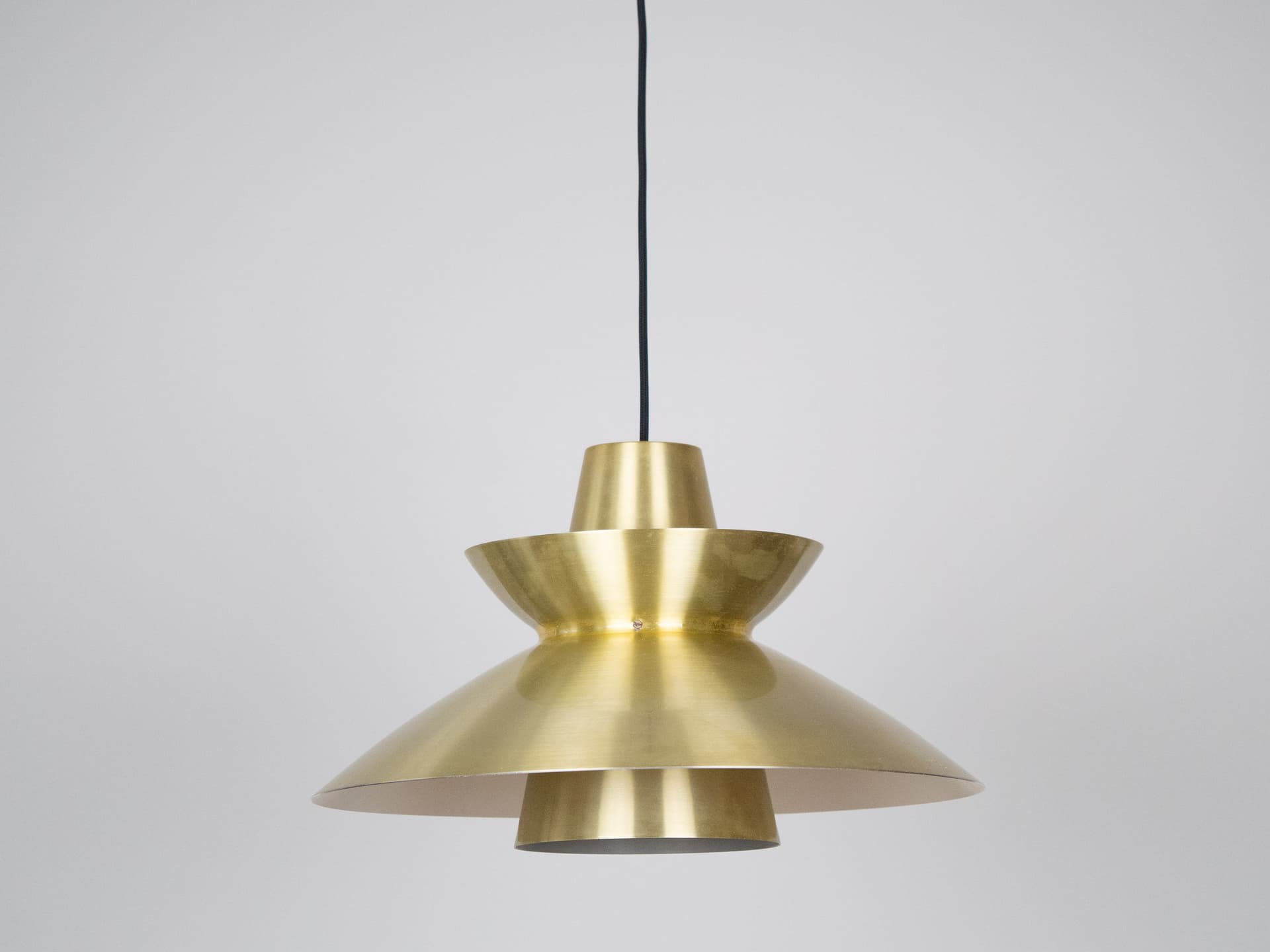 Pendant lamp Navy, gold brass, Nordisk Solar, Denmark, 1940s. - 302587