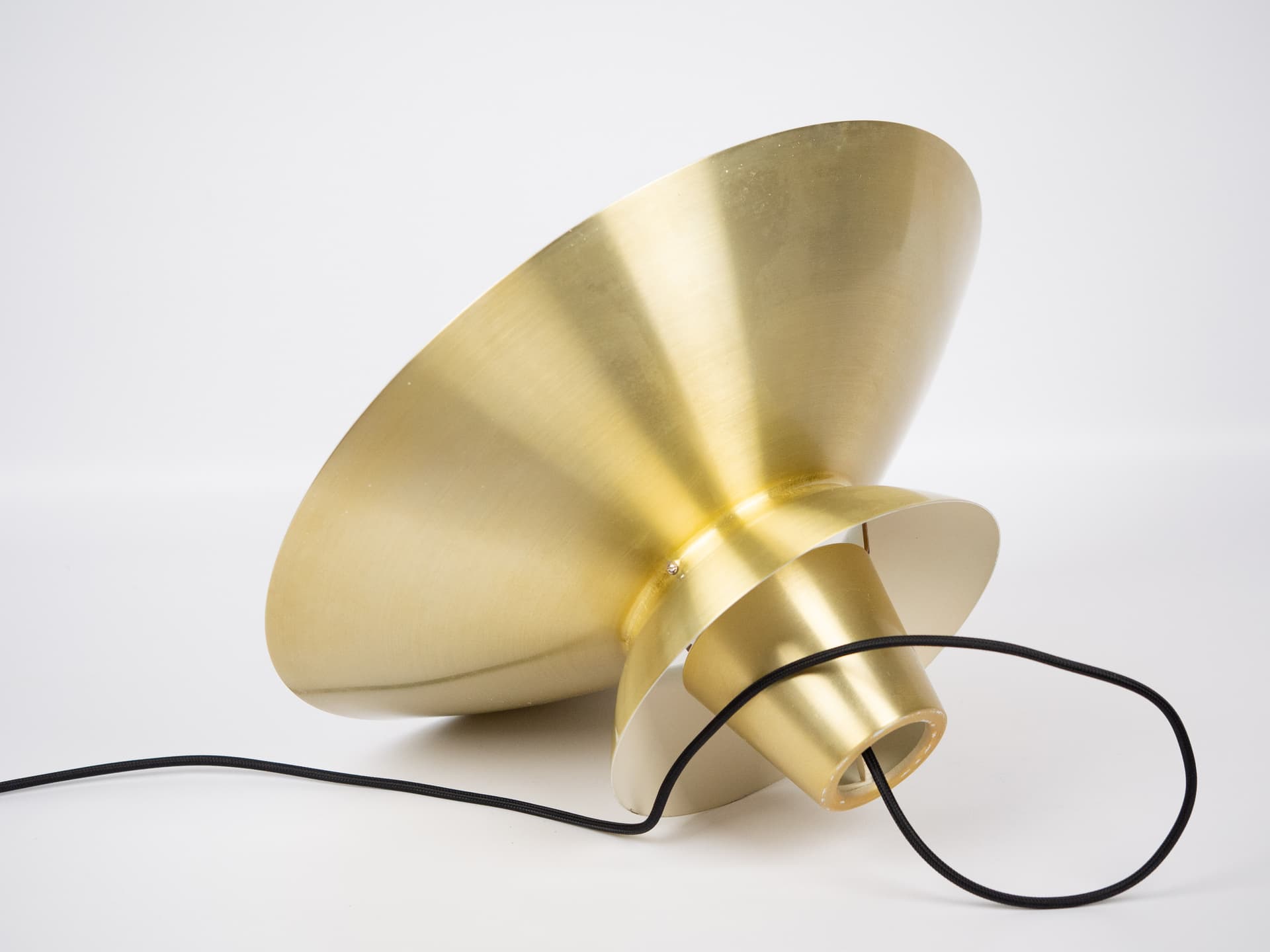 Pendant lamp Navy, gold brass, Nordisk Solar, Denmark, 1940s. - 302596