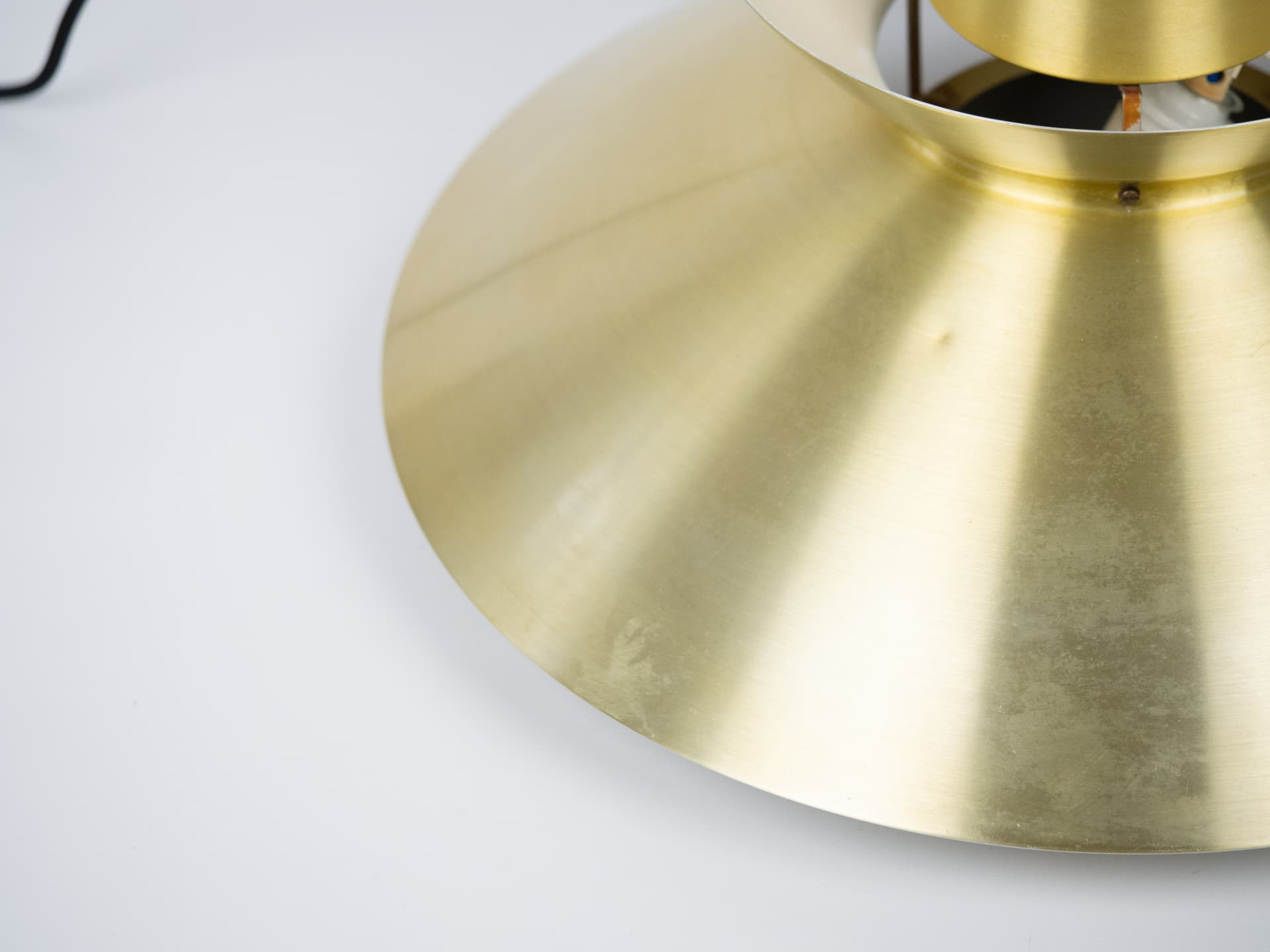 Pendant lamp Navy, gold brass, Nordisk Solar, Denmark, 1940s. - 302592