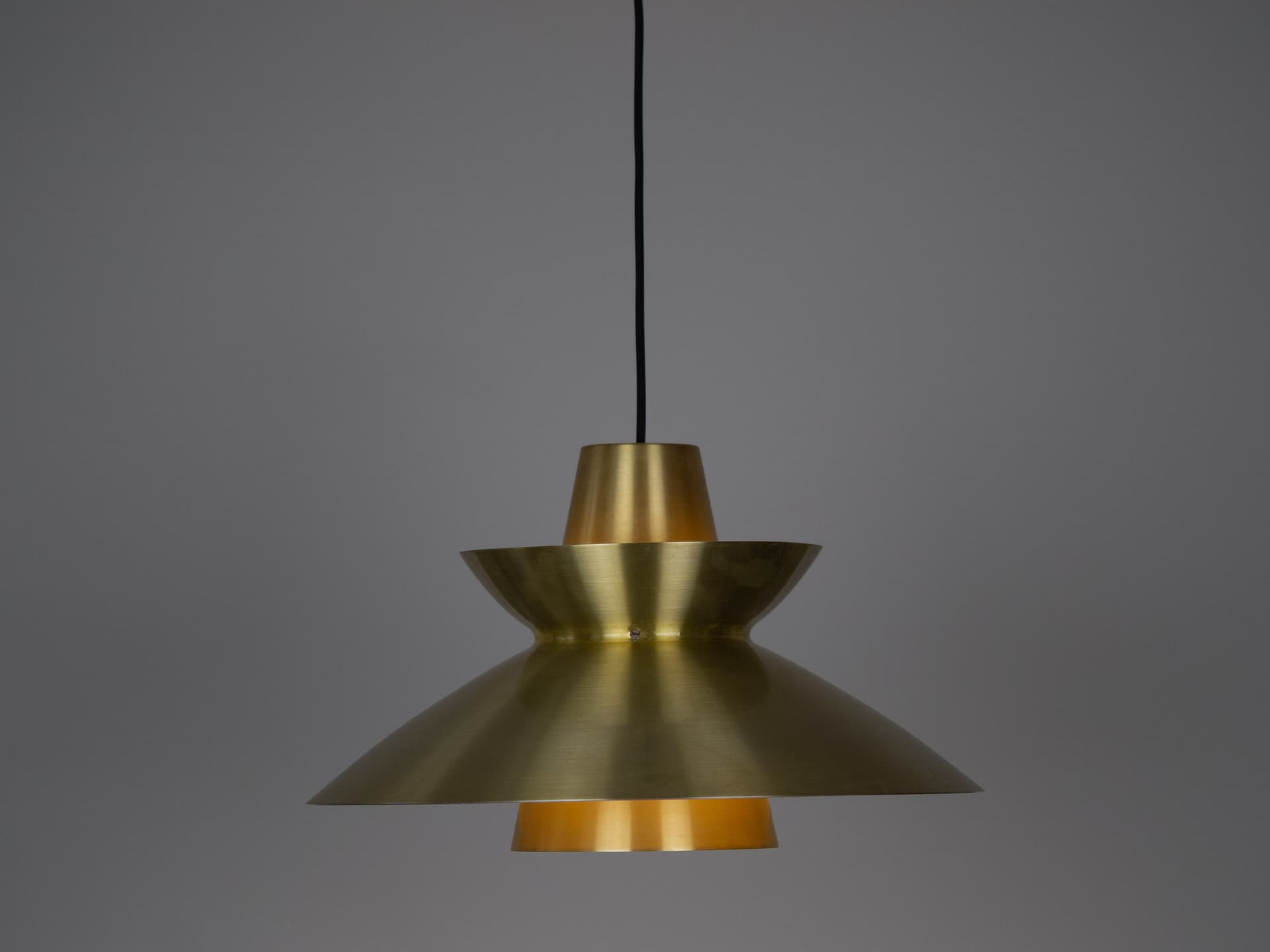 Pendant lamp Navy, gold brass, Nordisk Solar, Denmark, 1940s. - 302588
