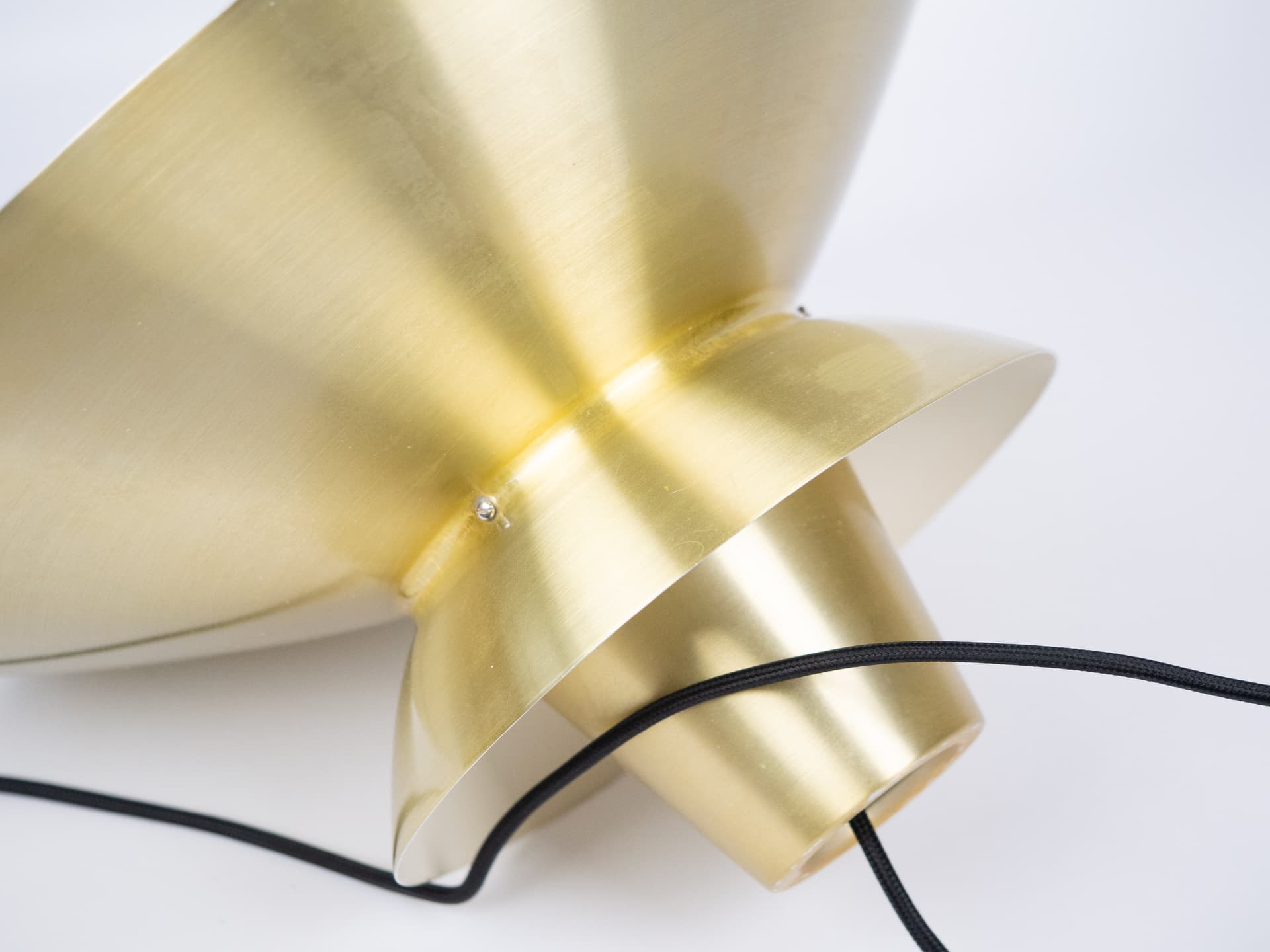 Pendant lamp Navy, gold brass, Nordisk Solar, Denmark, 1940s. - 302599