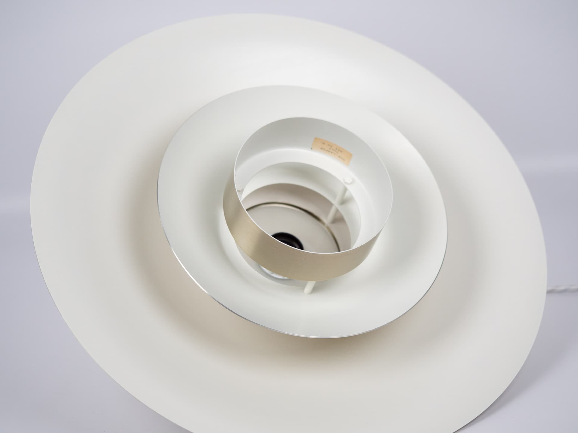 Pendant Lamp Top-lamper, gold metal, Denmark, 1980s. - 302623