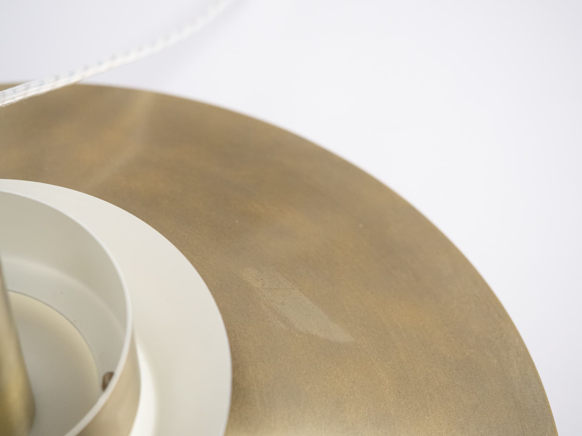 Pendant Lamp Top-lamper, gold metal, Denmark, 1980s. - 302627