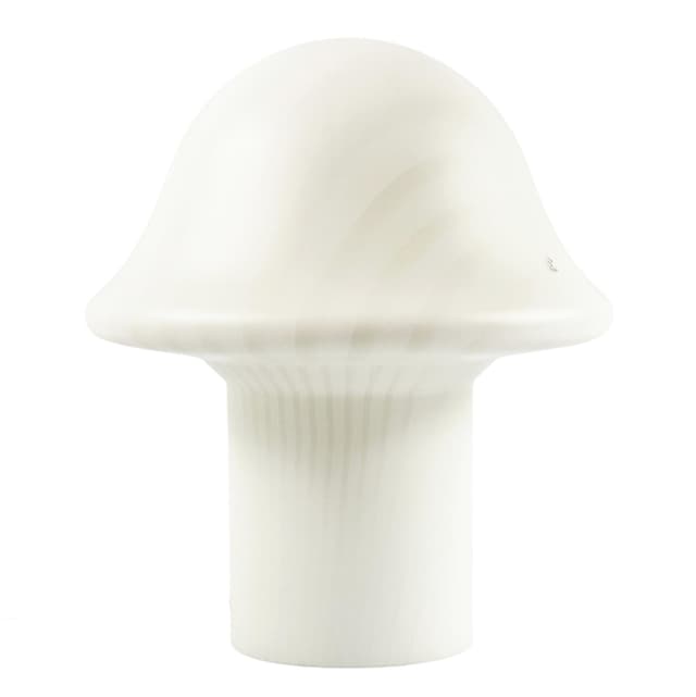 Lampa stołowa Zebra, biały szary, szkło, Peill & Putzler, Niemcy, lata 70. - WYMIARY