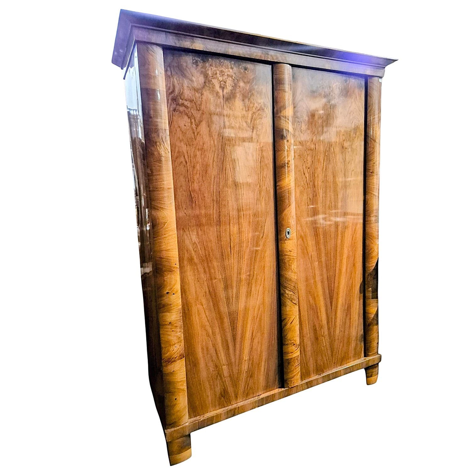 Szafa Biedermeier, brązowy, drewno, XIX w. - 302640
