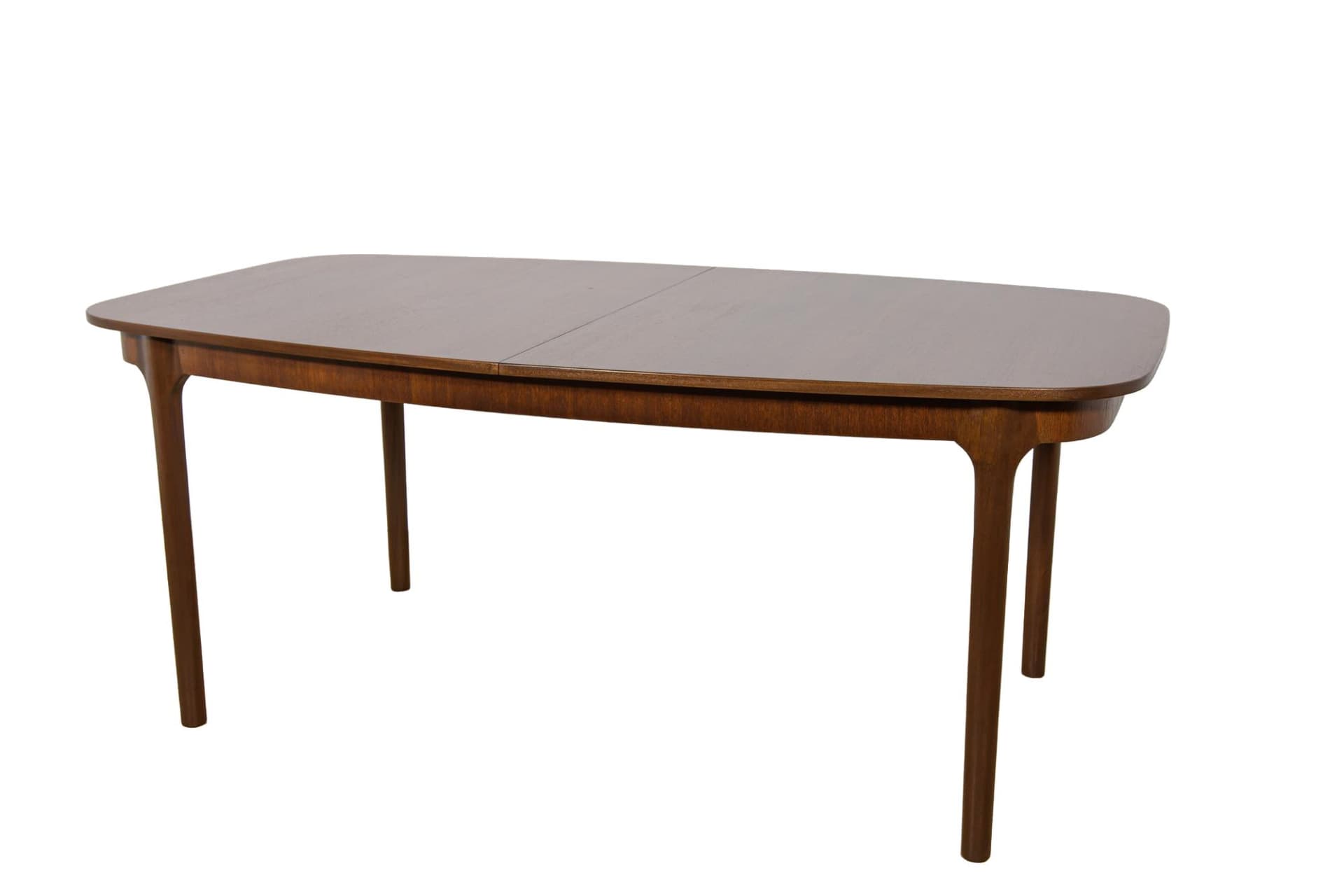Oval Extendable Table, mahogany brown red, McIntosh, United Kingdom, 1960s.