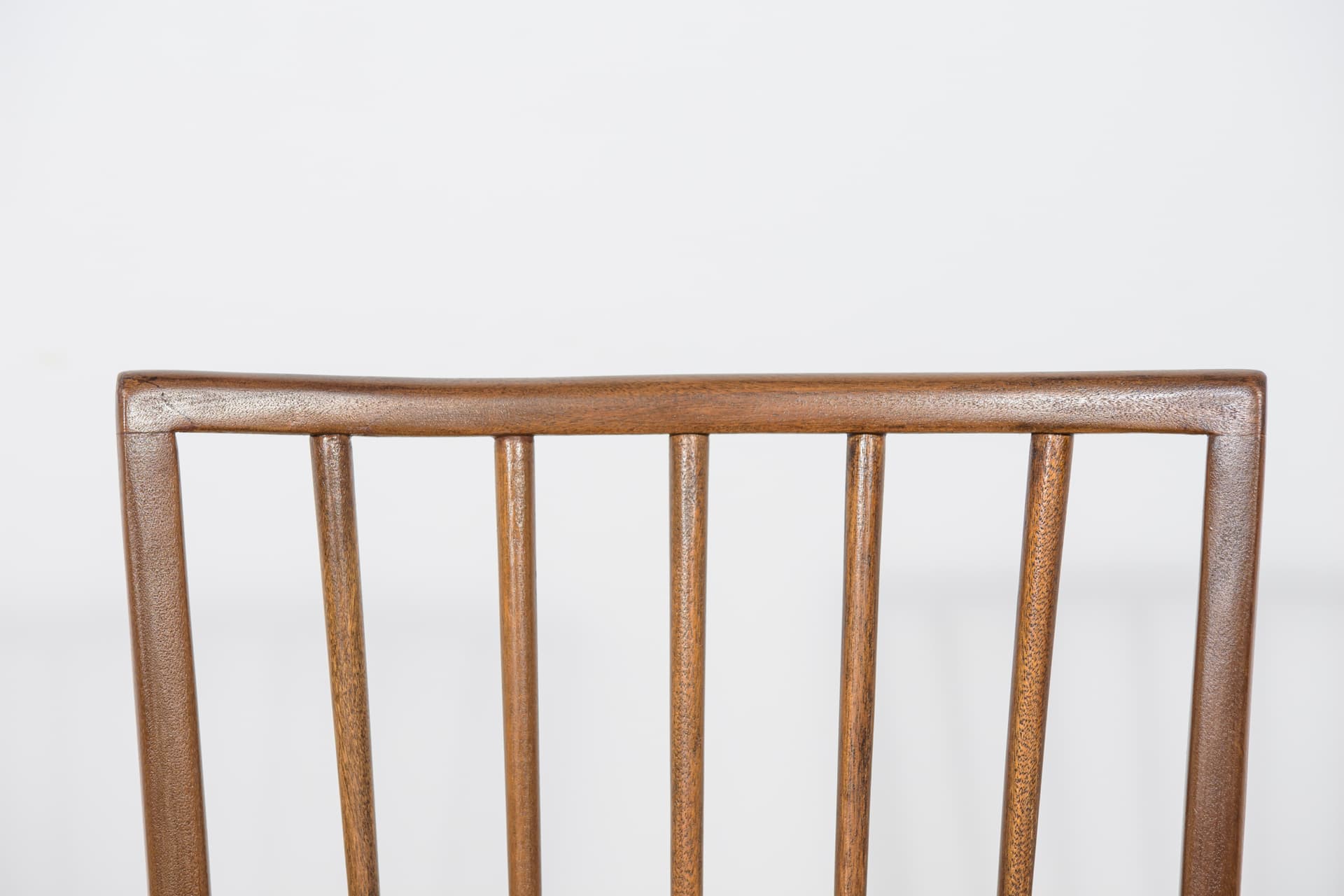 Set of four chairs, brown teak, green fabric, United Kingdom, 1960s. - 302884