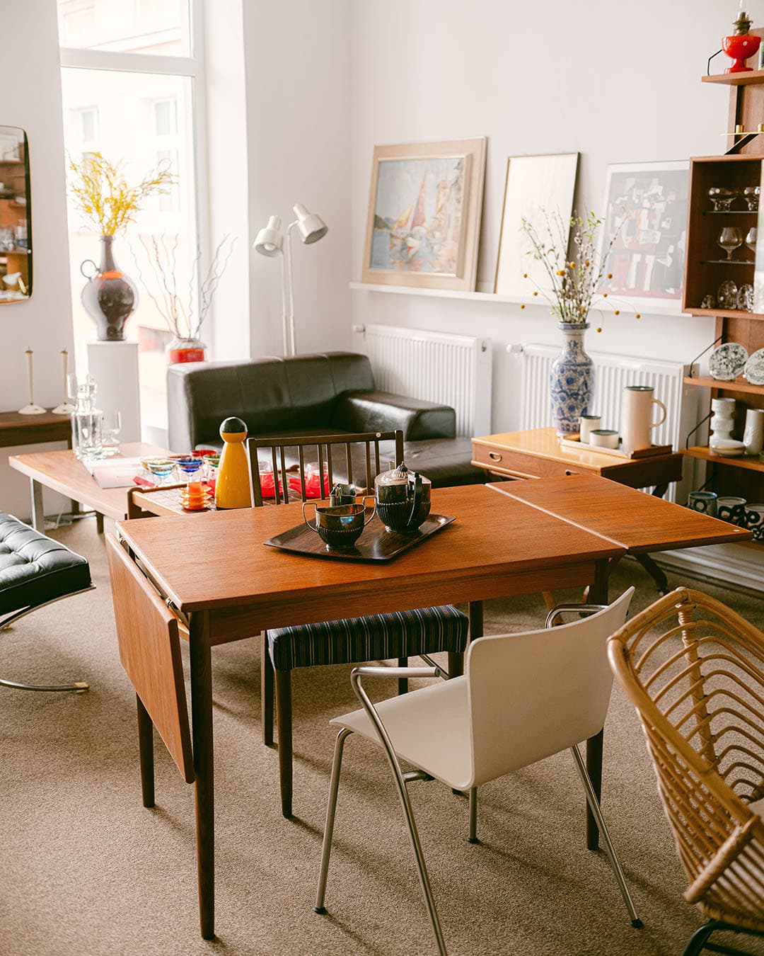 Table, brown teak, Denmark, 1970s. - 302907
