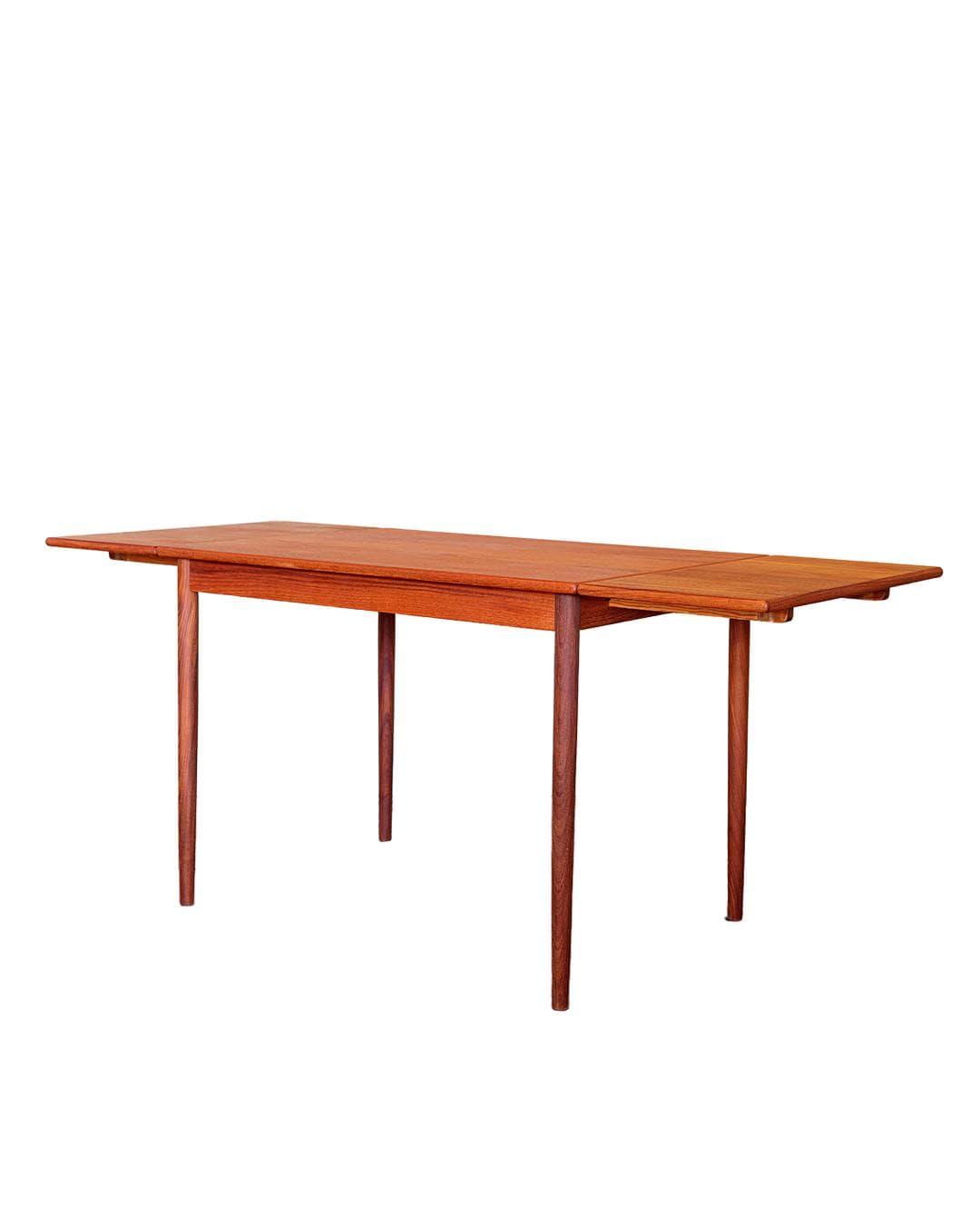 Table, brown teak, Denmark, 1970s.