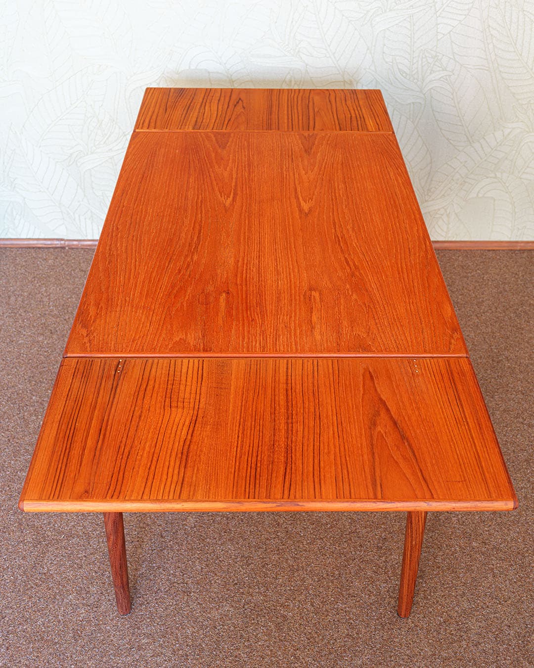 Table, brown teak, Denmark, 1970s. - 302905