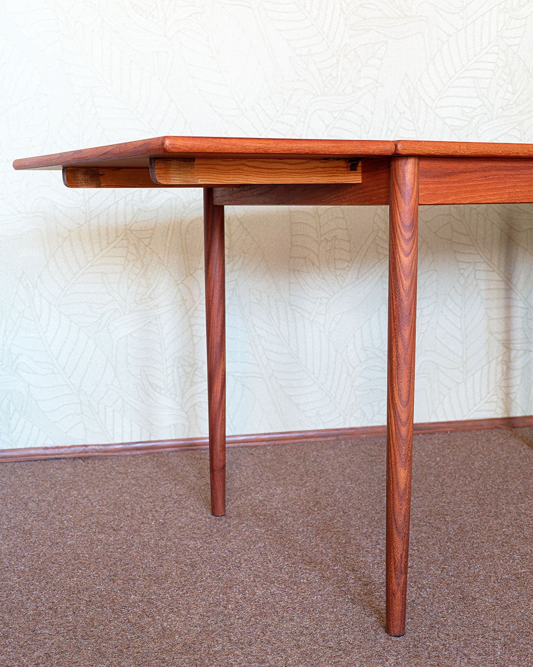 Table, brown teak, Denmark, 1970s. - 302904