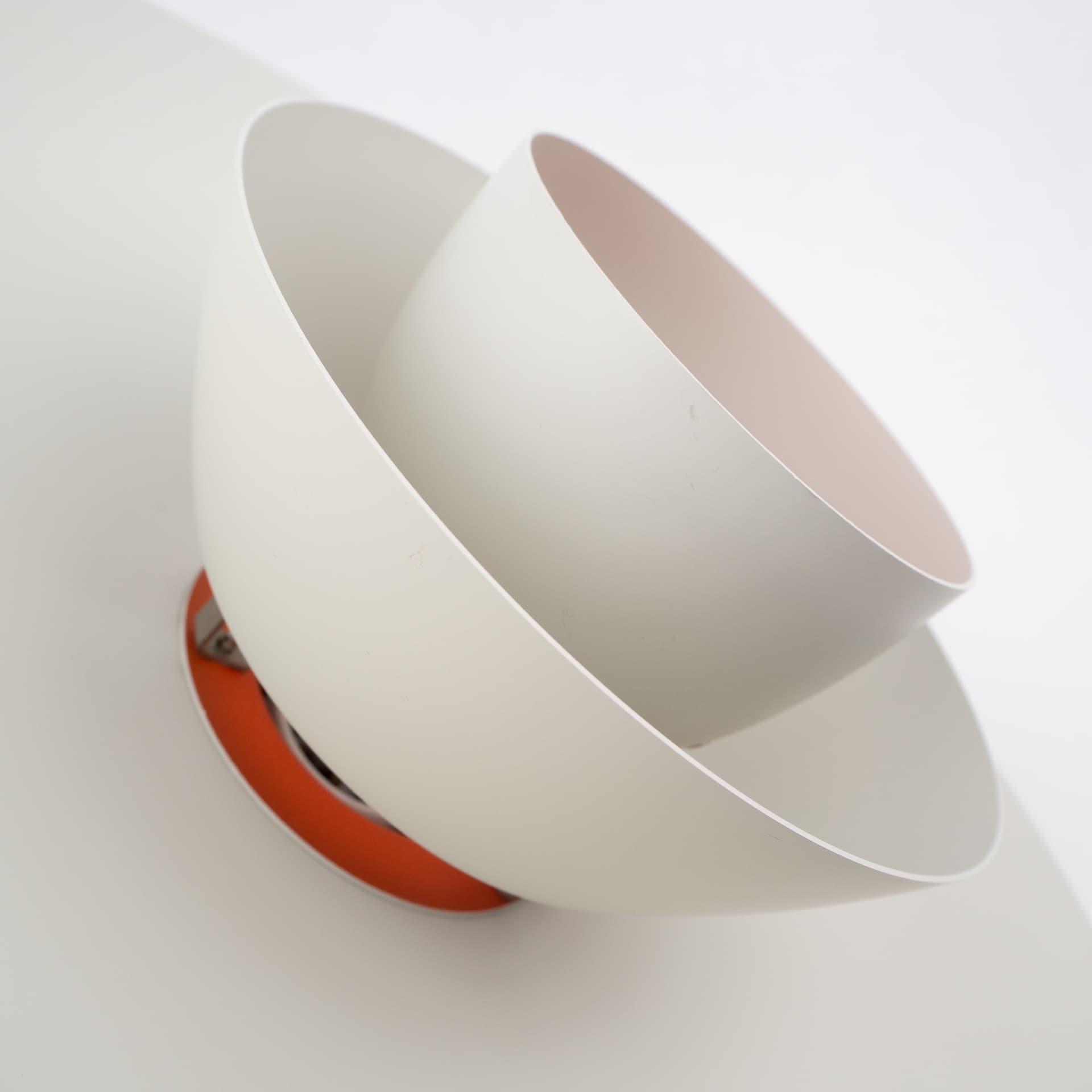 Lampa wisząca PH 4/3, biały, aluminium, proj. P. Henningsen, Dania, lata 80. - 302995