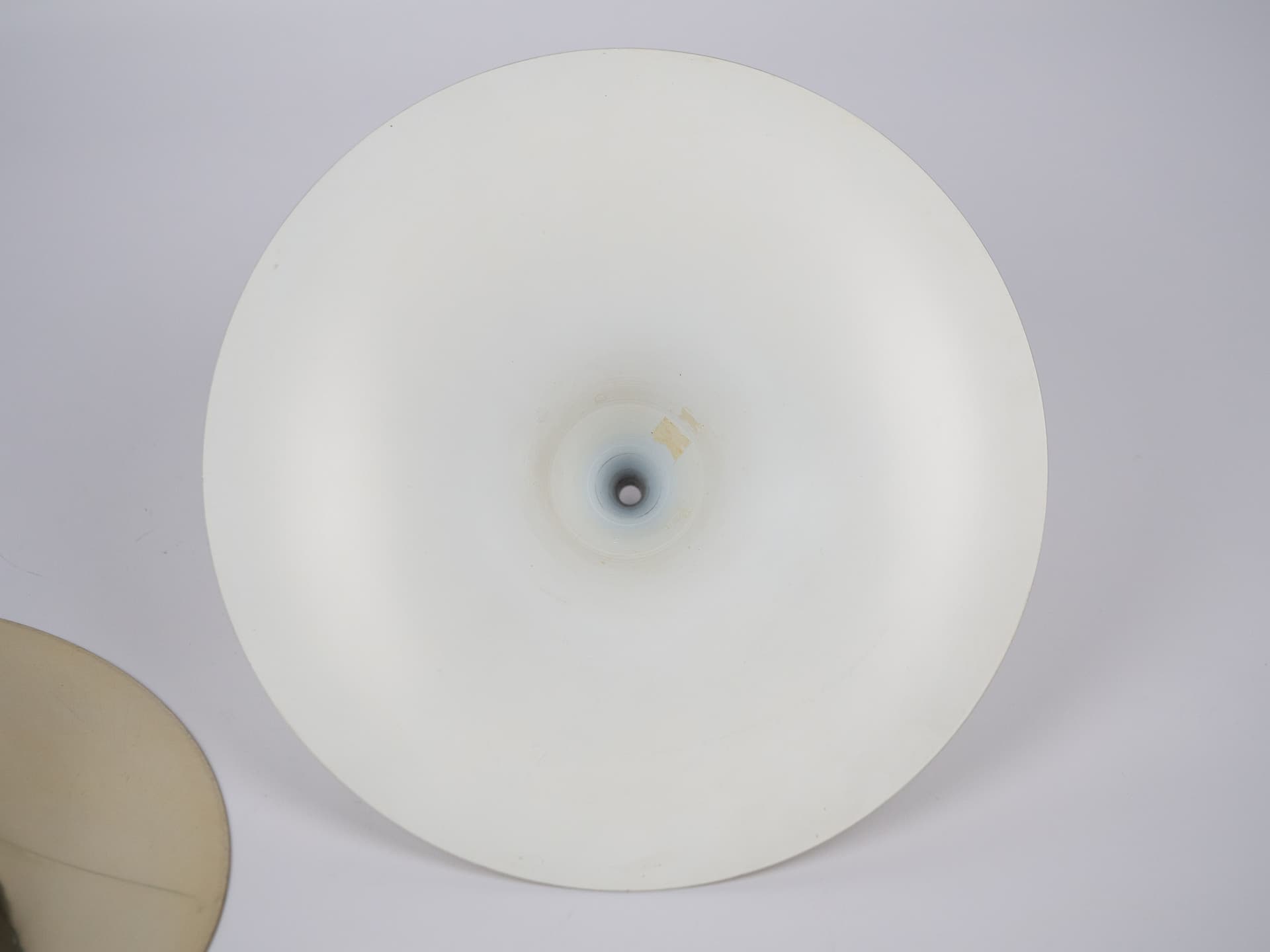 Pair of pendant lamps Semi, gold brass, Fog & Mørup, Denmark, 1960s. - 303232
