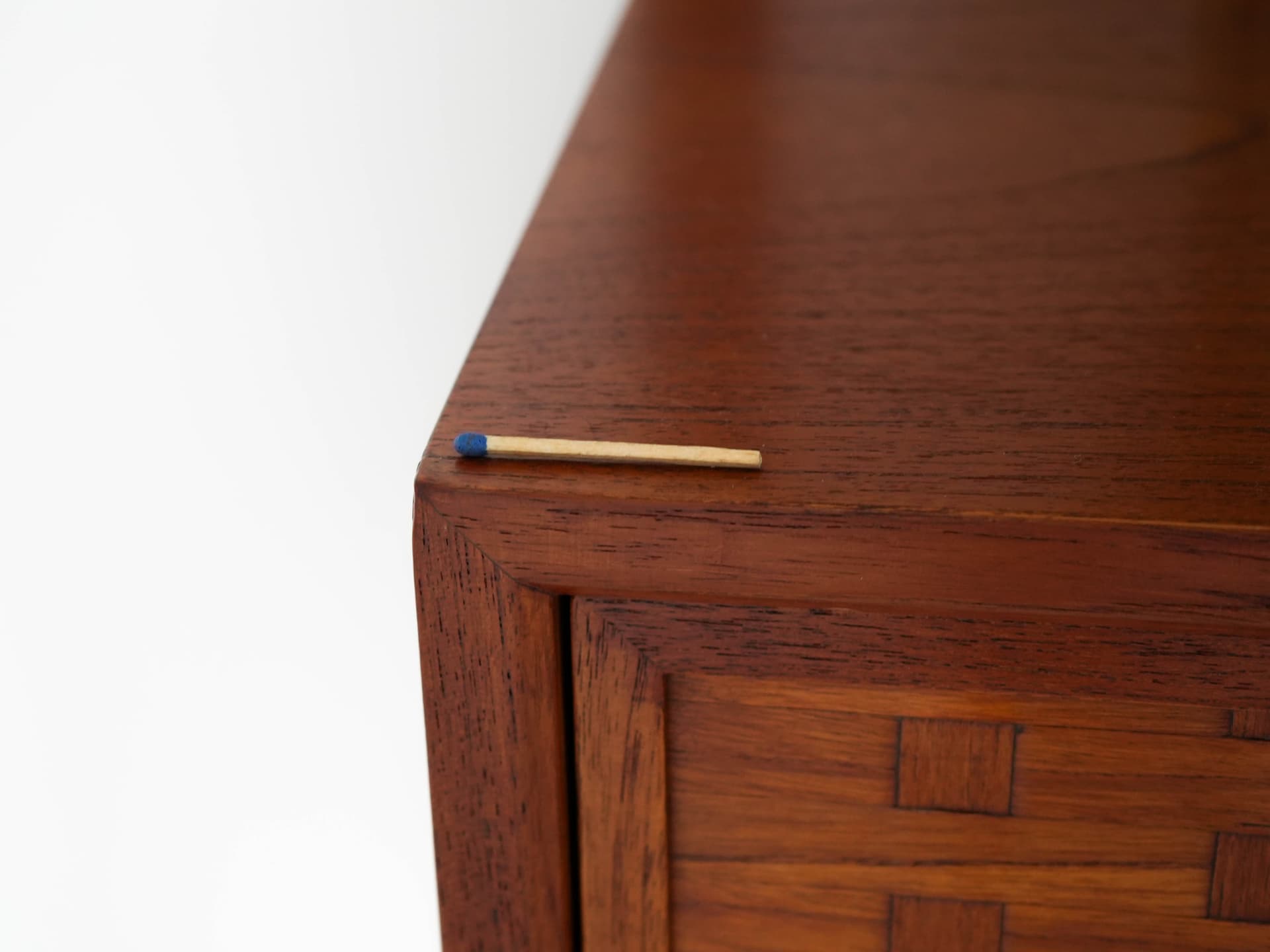 Wall unit, by P. Cadovius, brown teak, Denmark, 1960s. - 303385