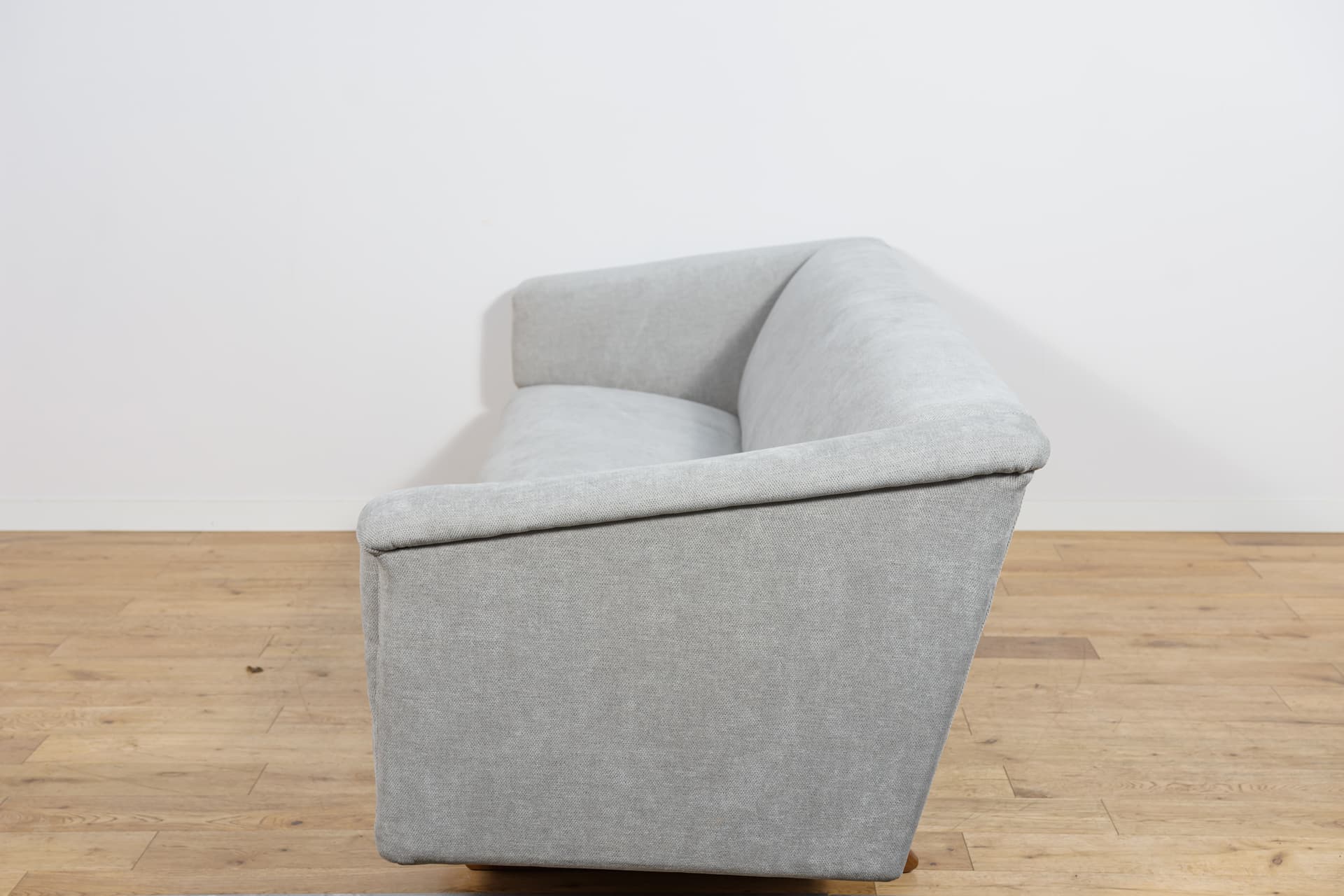 Three-seater sofa Model 4853, light grey fabric, natural oak, by B. Mogensen, Denmark, 1950s. - 303405