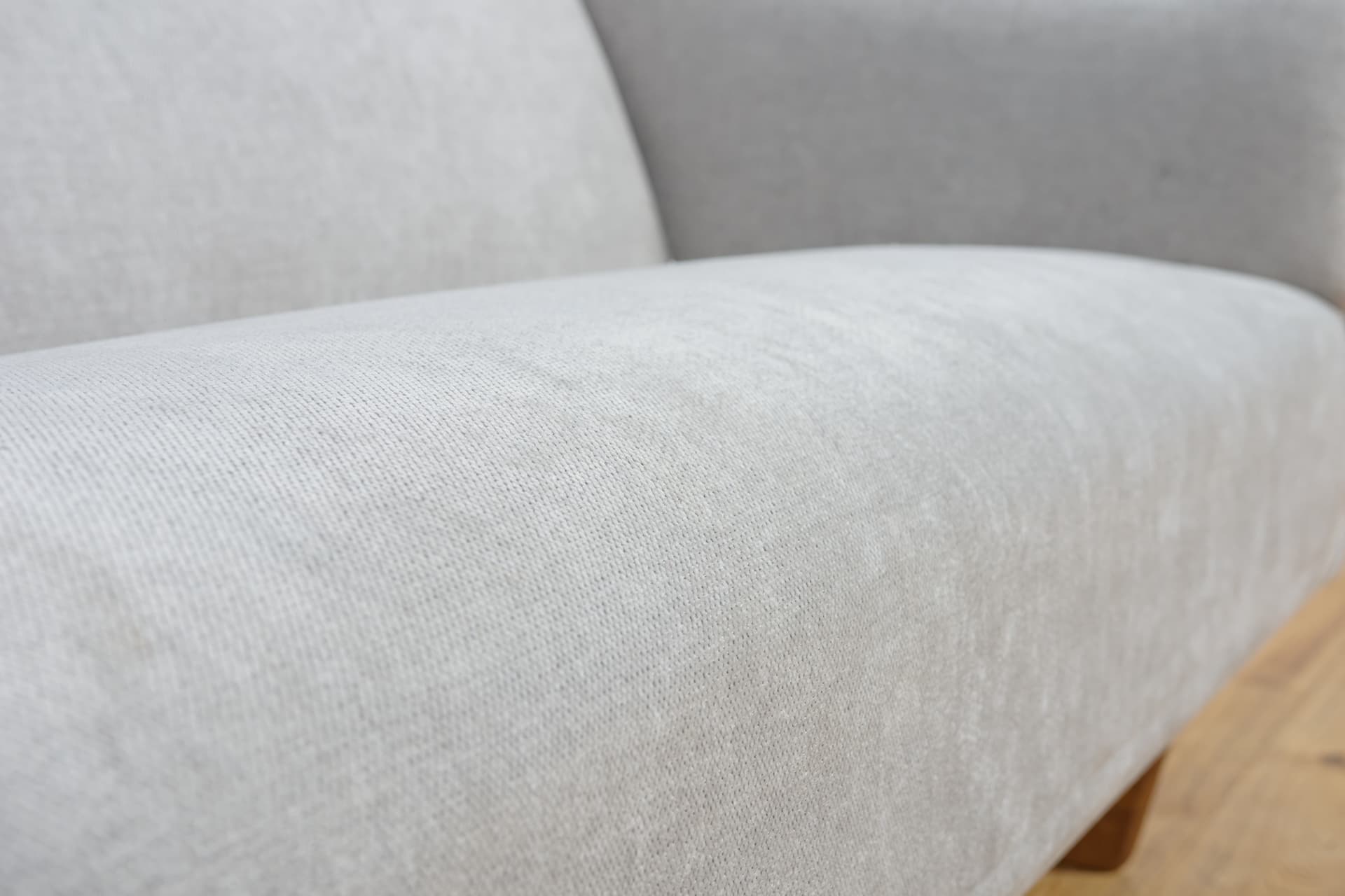 Three-seater sofa Model 4853, light grey fabric, natural oak, by B. Mogensen, Denmark, 1950s. - 303410