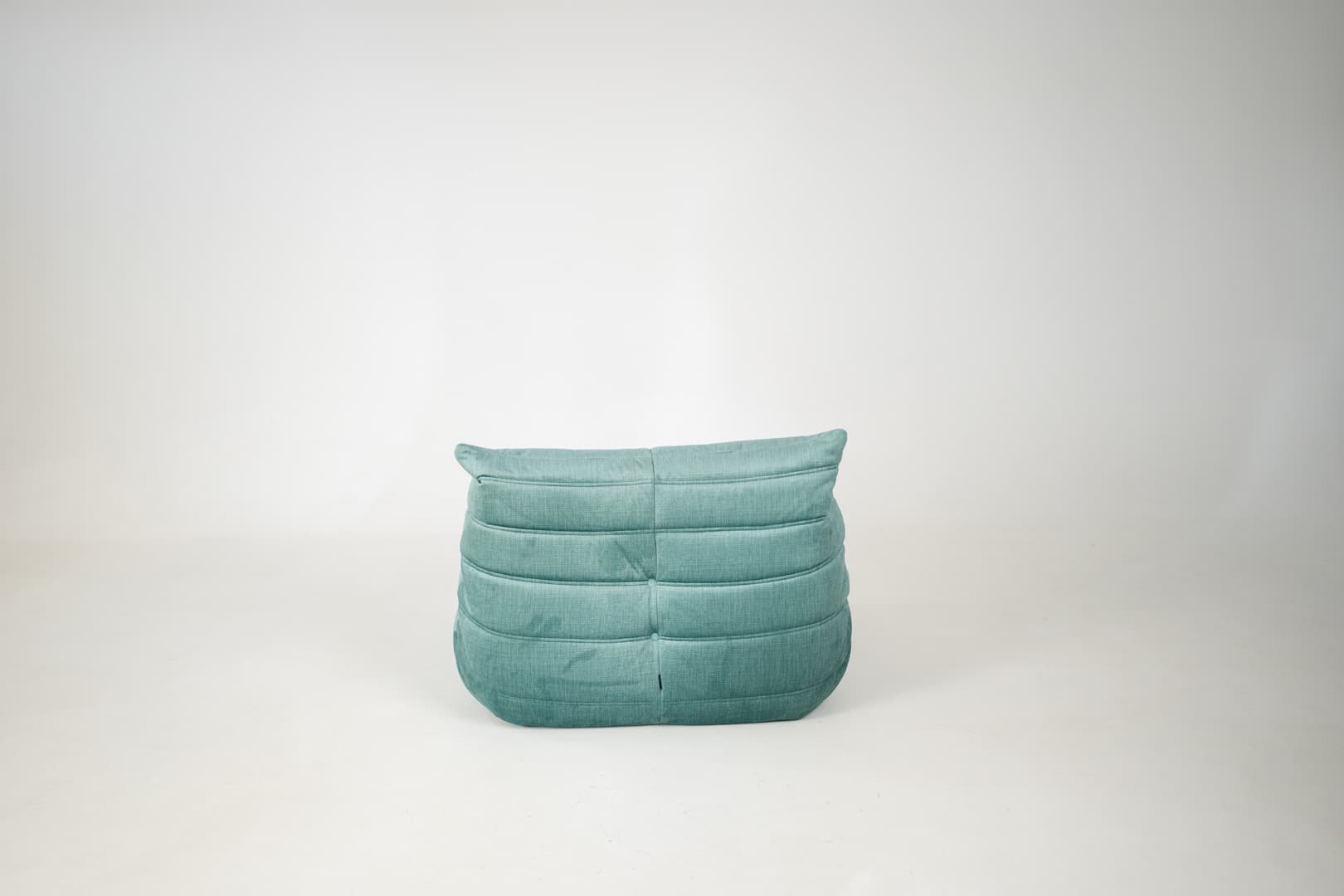 Fotel wypoczynkowy Togo, rib velvet aqua - 303516