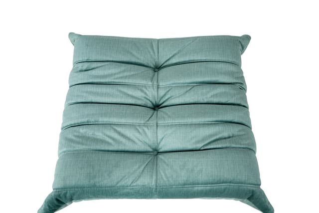 Podnóżek Togo, rib velvet aqua - WYMIARY