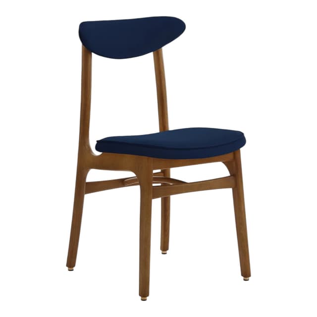 Krzesło 200-190 Velvet Indigo, niebieski, jesion 03 Dark, proj. R. Hałas, 366 Concept - WYMIARY