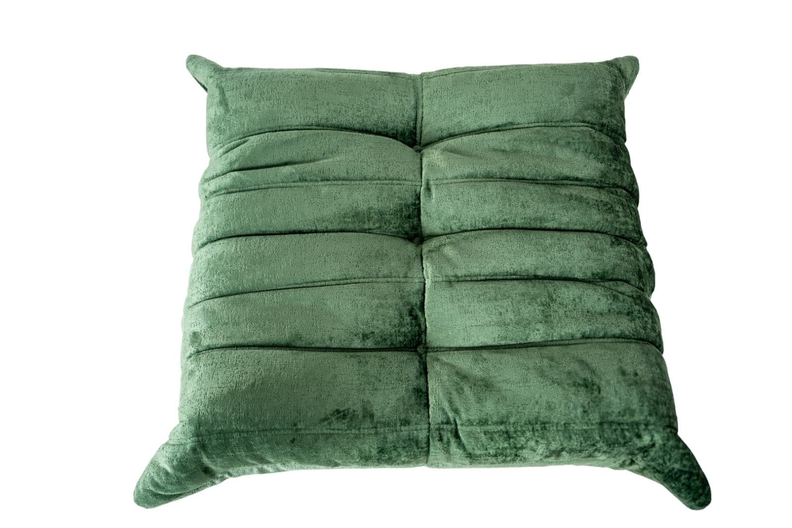 Podnóżek Togo, washed velvet forest green