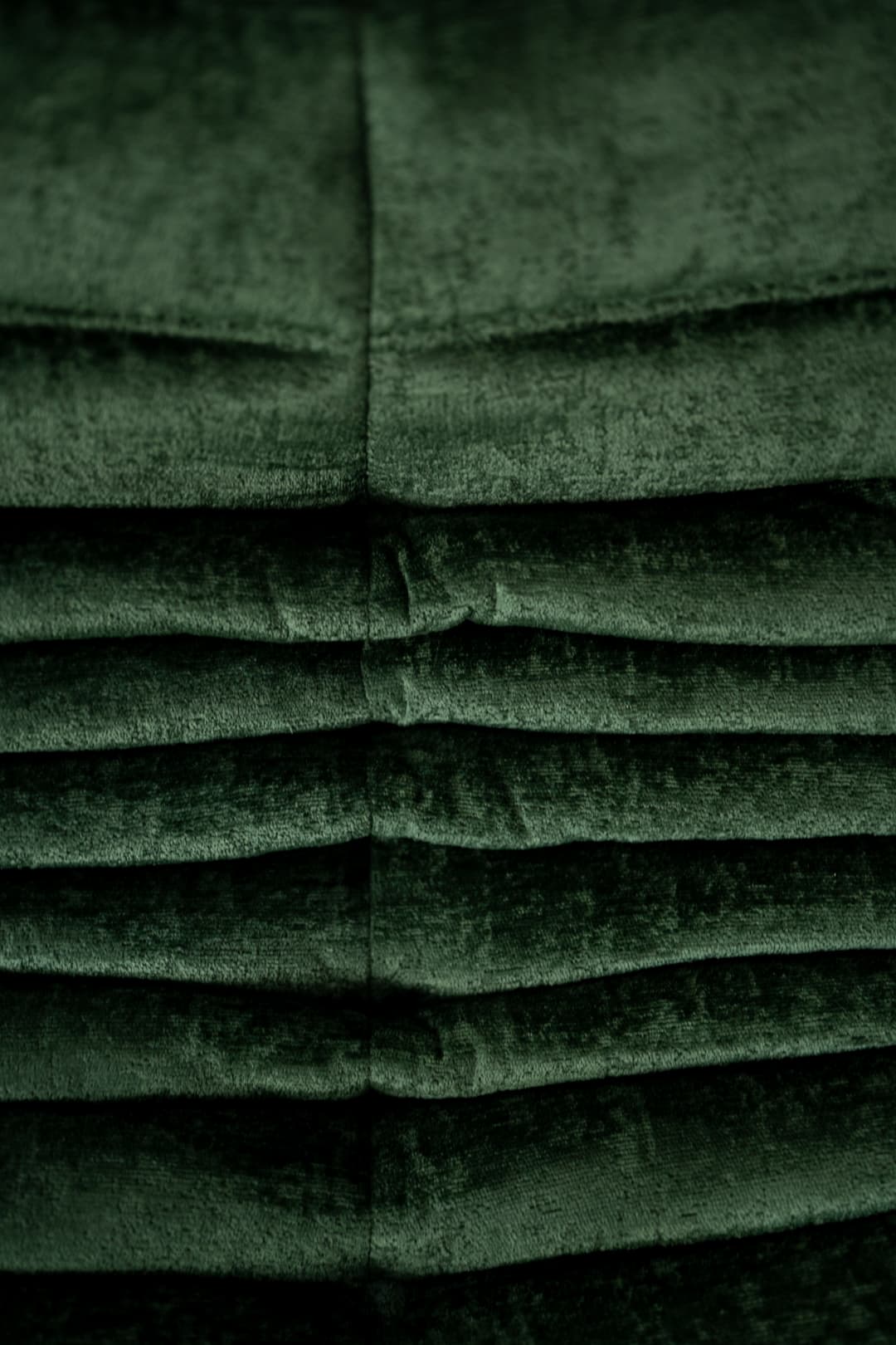 Fotel wypoczynkowy Togo, washed velvet forest green - 303699