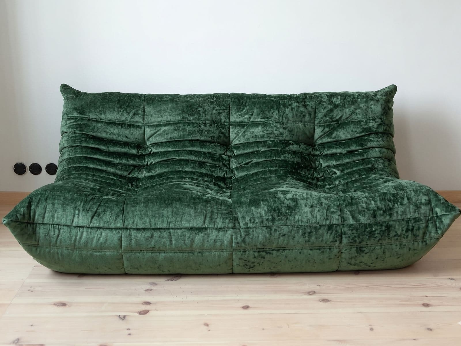 Zestaw wypoczynkowy Togo 5 części, washed velvet forest green - 304210