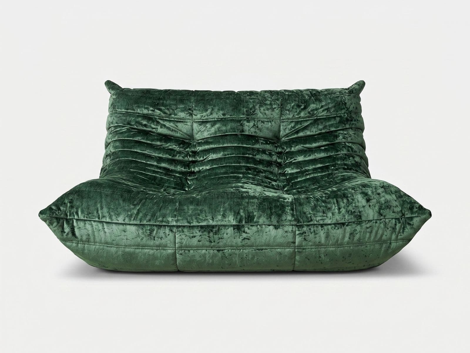 Zestaw wypoczynkowy Togo 5 części, washed velvet forest green - 304216