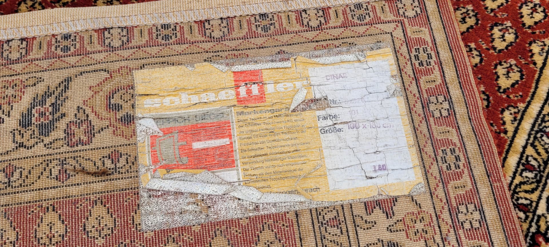 Persian Rug, 180x100 cm, red, wool - 303977