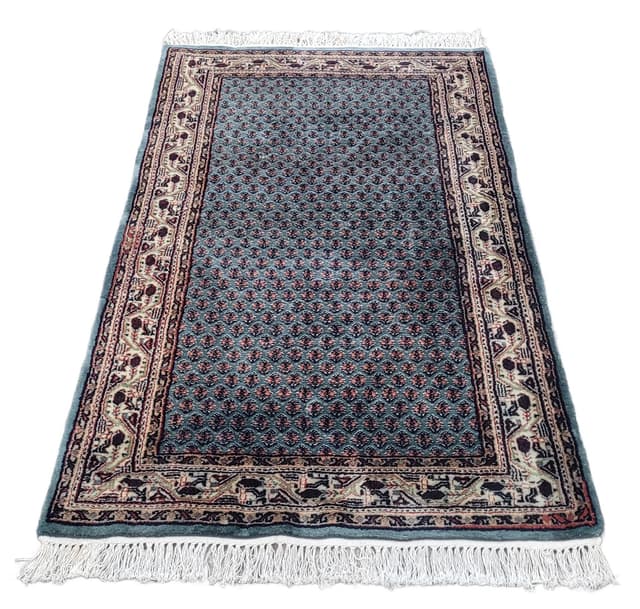 Rug Indo Sarough Mir 73x180 cm, blue-grey, wool, cotton, India - DIMENSION