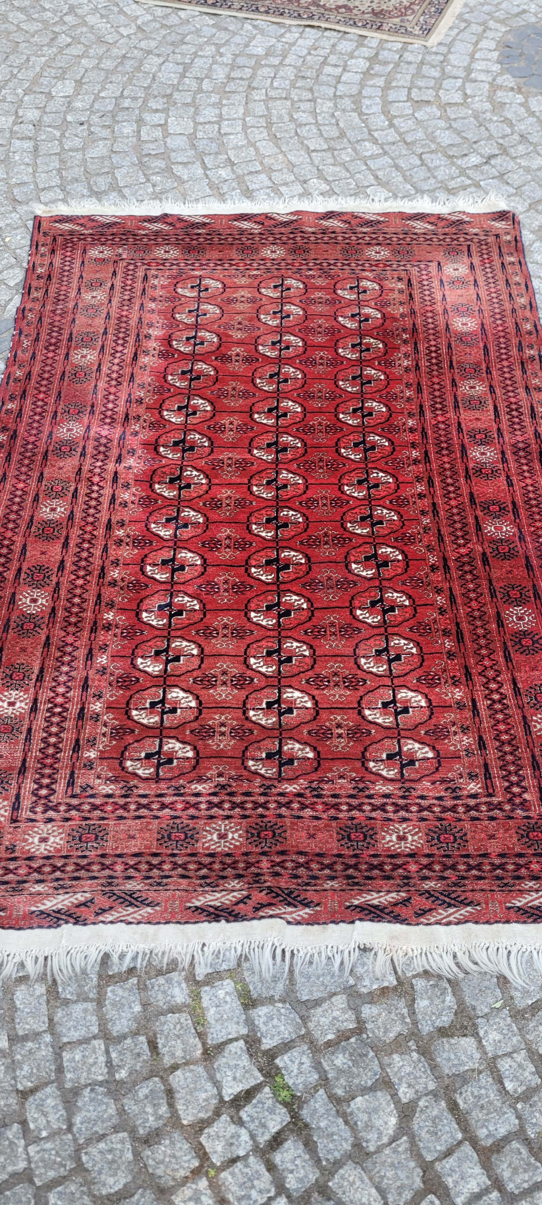 Dywan Tekke, 227x119 cm, czerwony, wełna, Turkmenistan - 304193